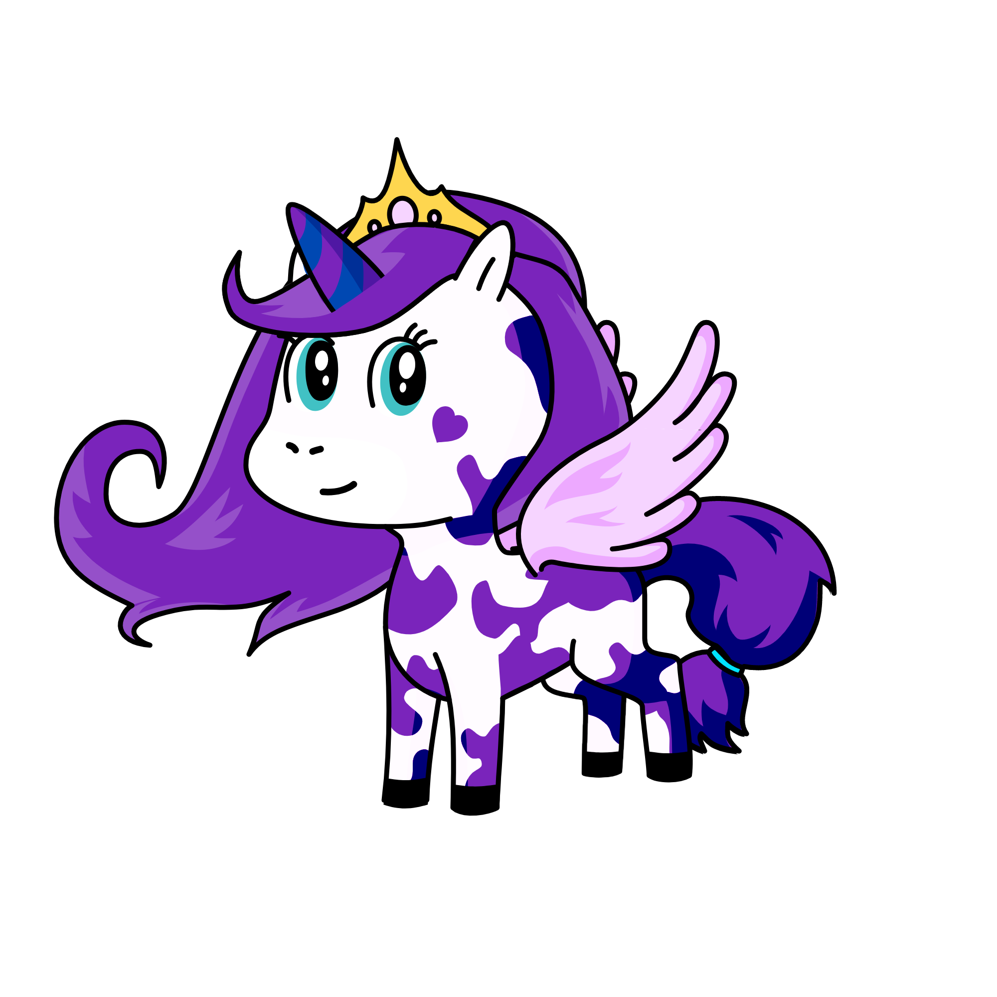 Wings, the unicorn