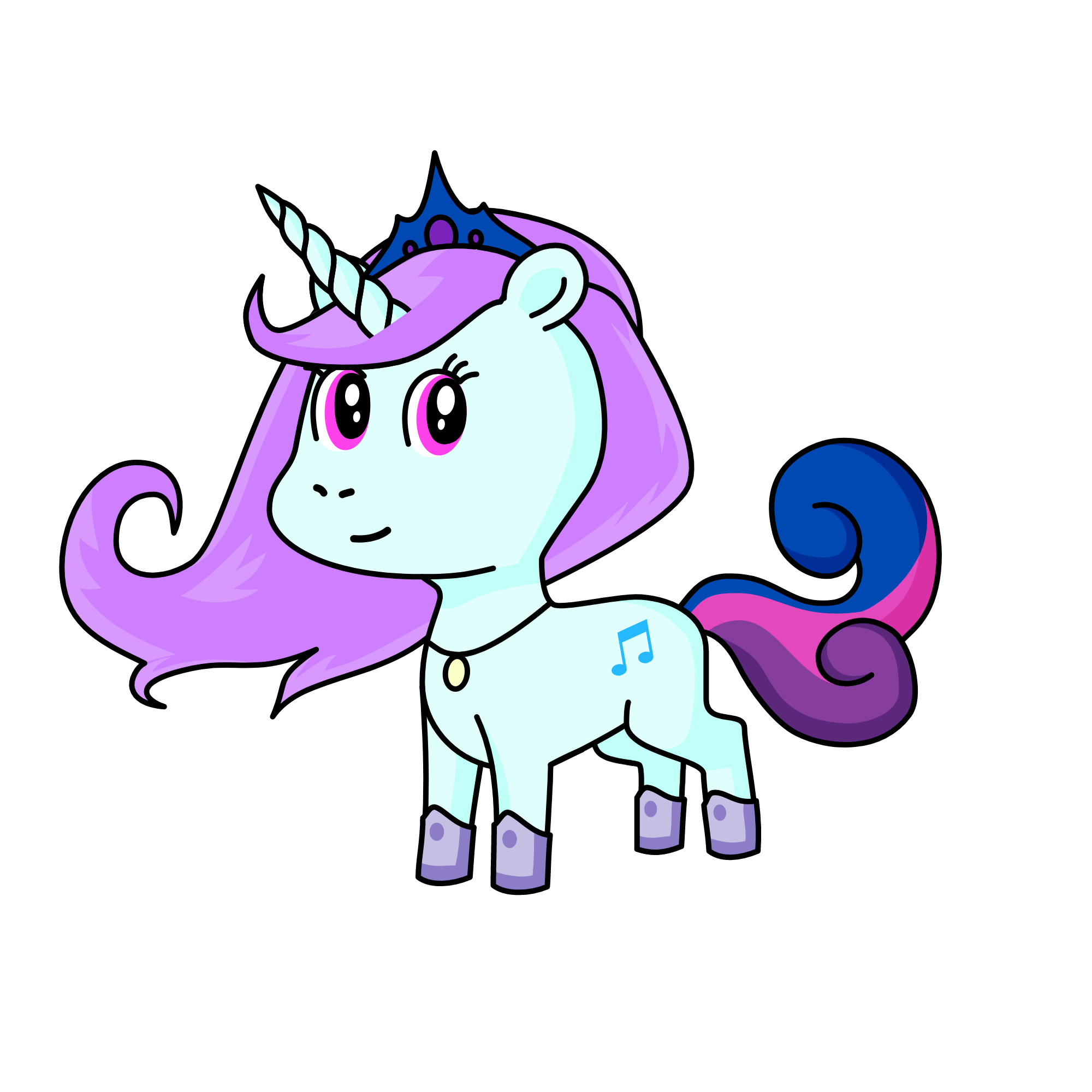 Princess Luna, the unicorn