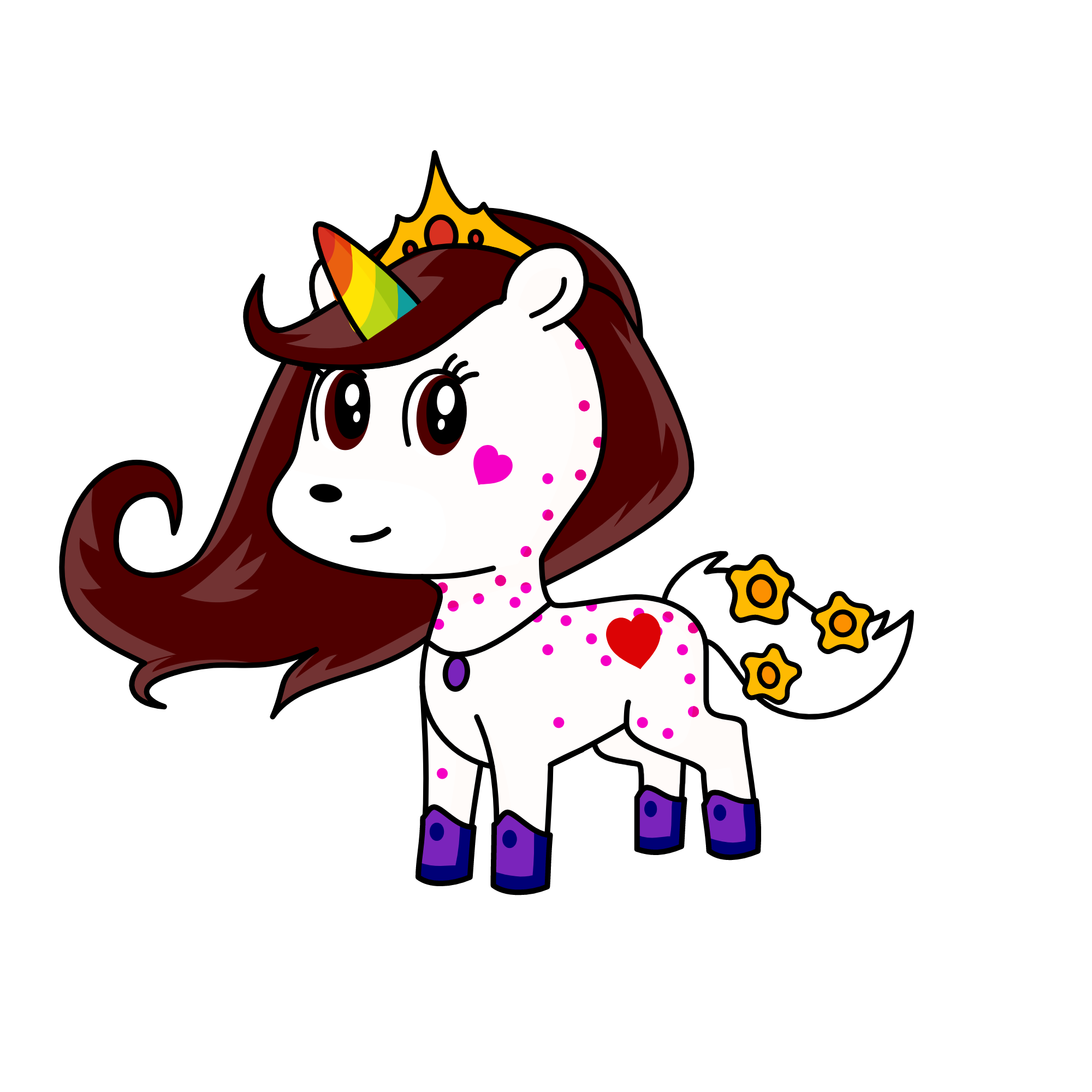 Snowy, the unicorn