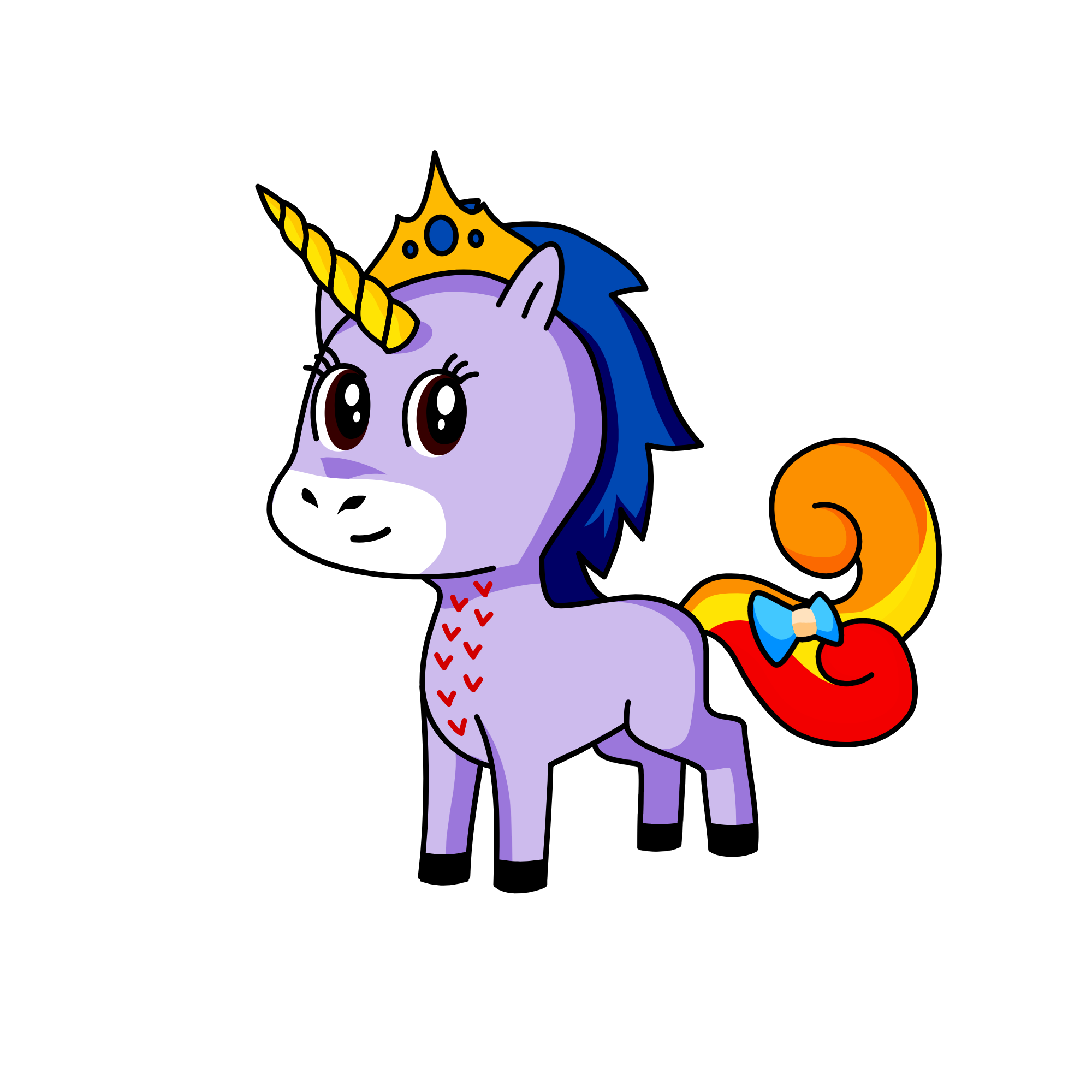 cat, the unicorn