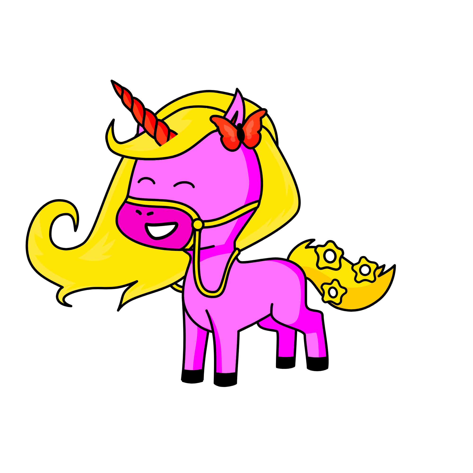 pinky, the unicorn
