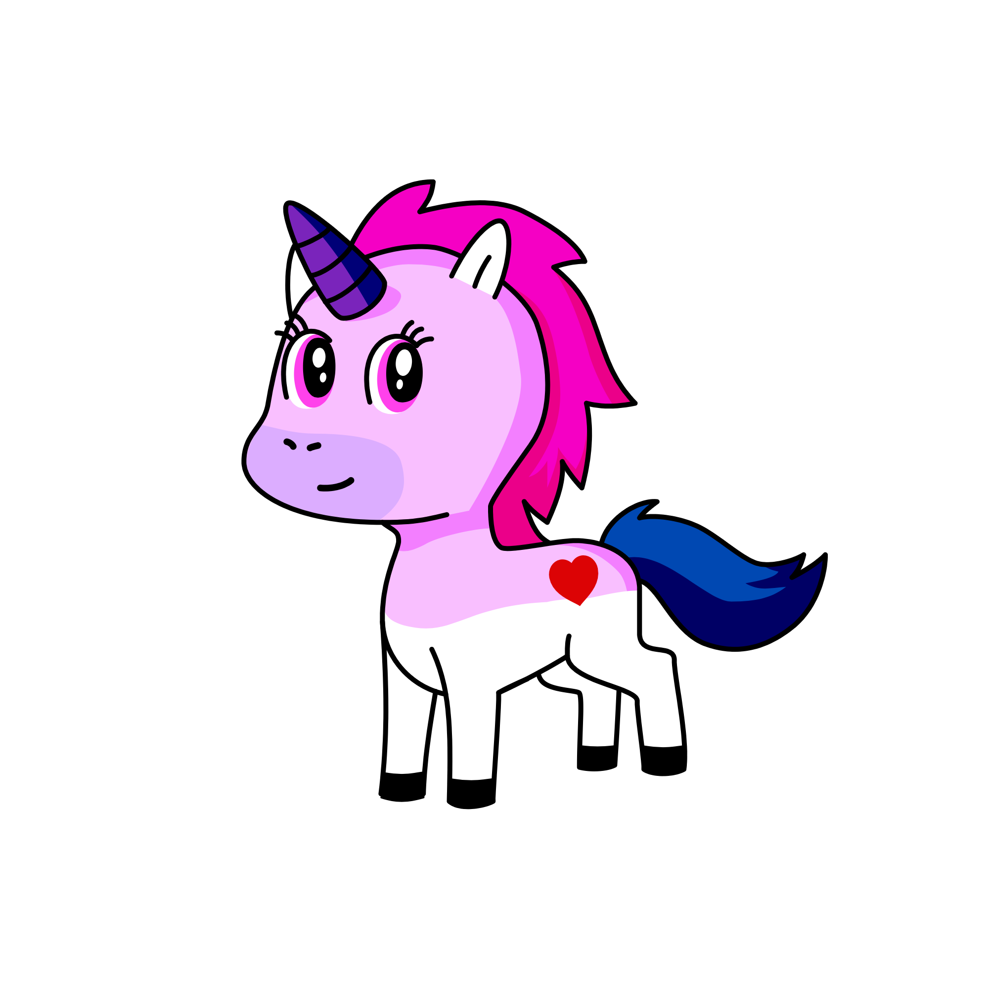 rose, the unicorn