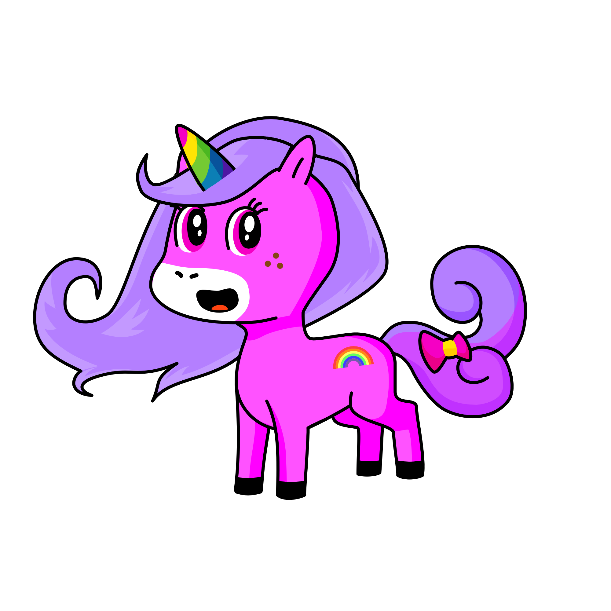 Twinkle Toes, the unicorn