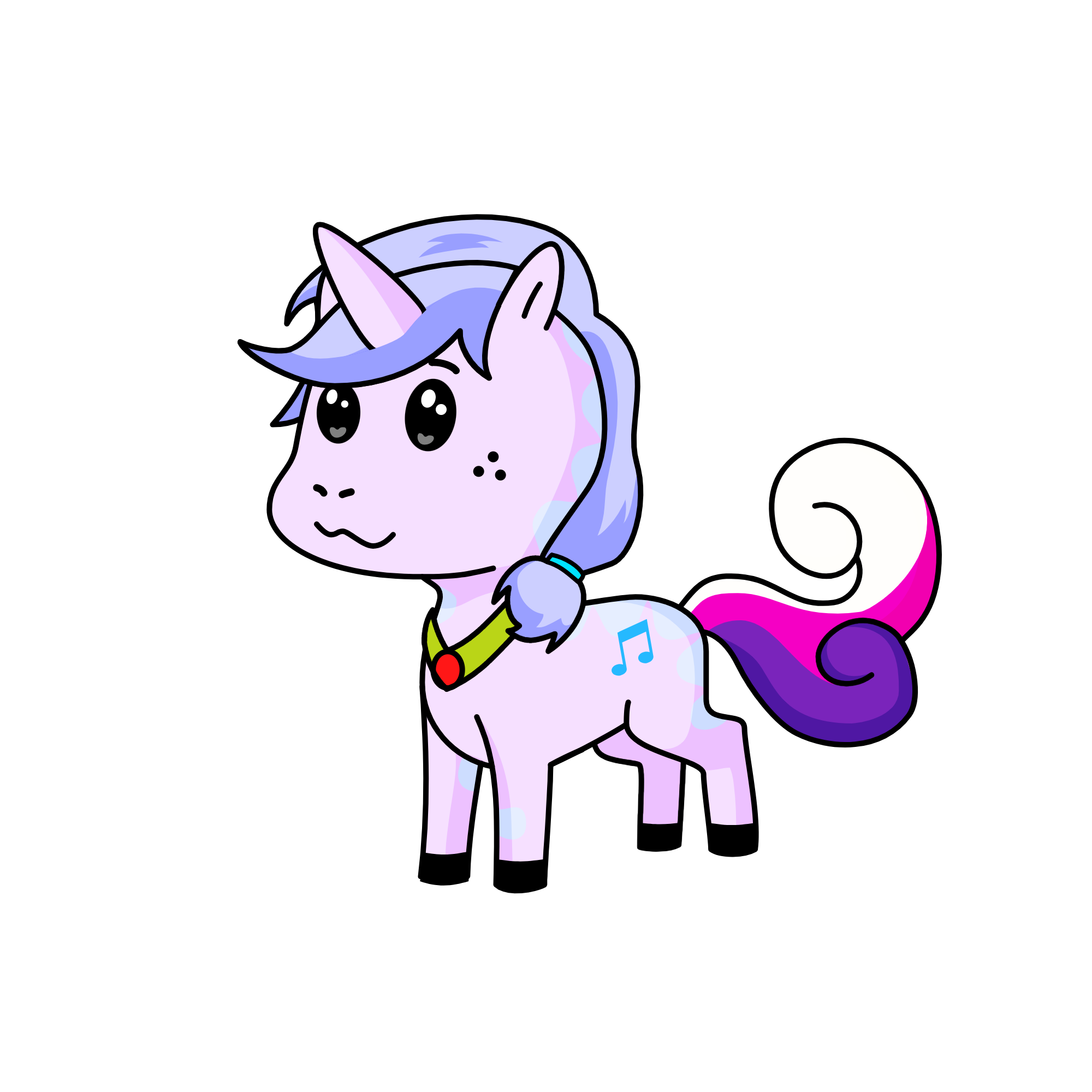 SNOWY, the unicorn