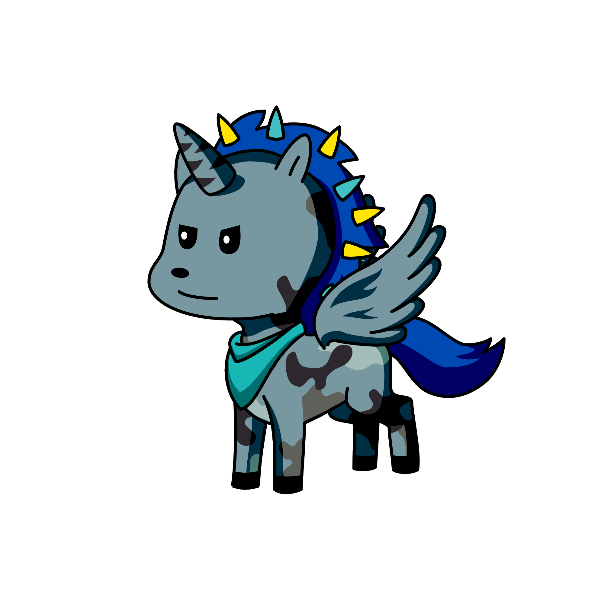 Smokey, the unicorn