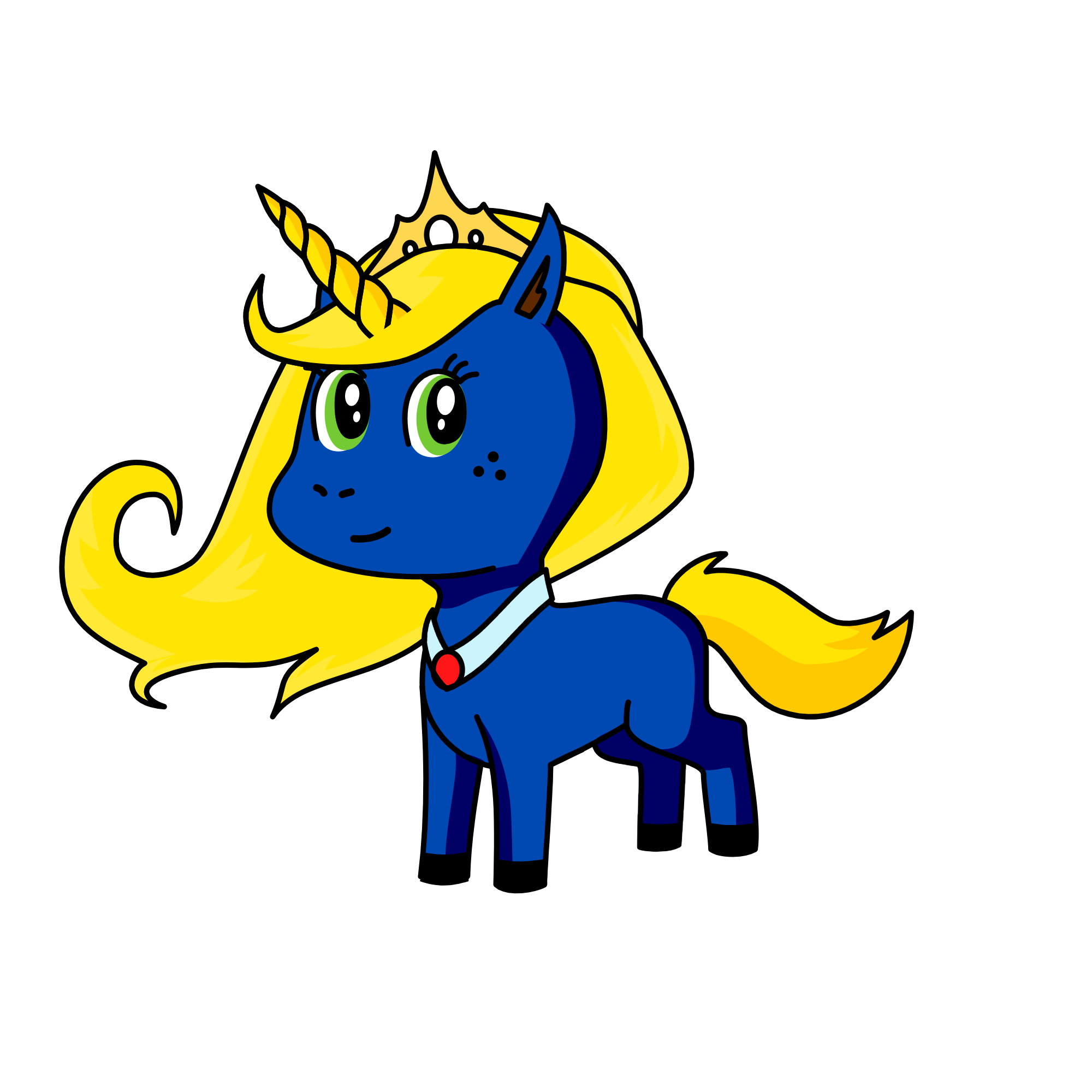 Holly, the unicorn