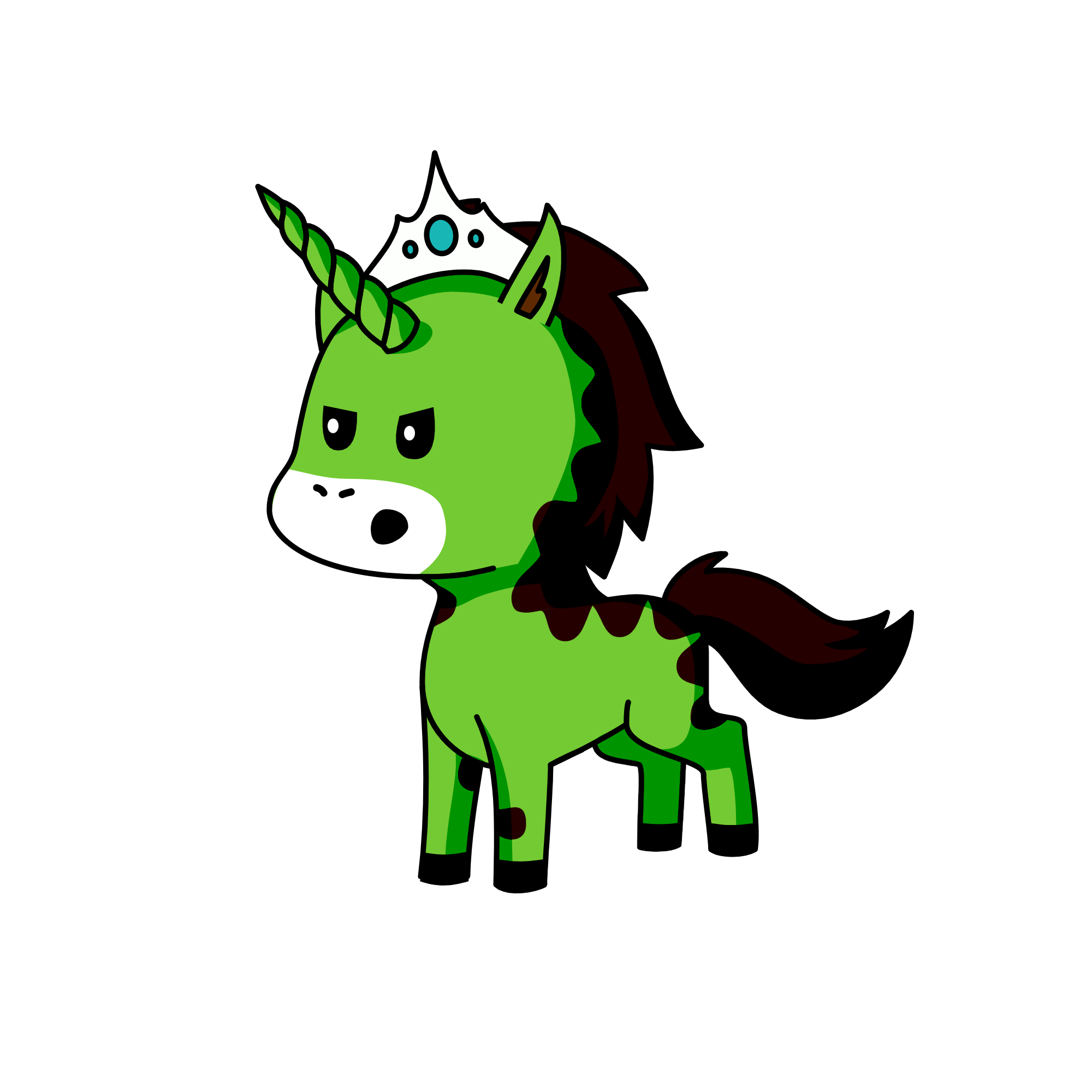 Nurd Buttercup, the unicorn