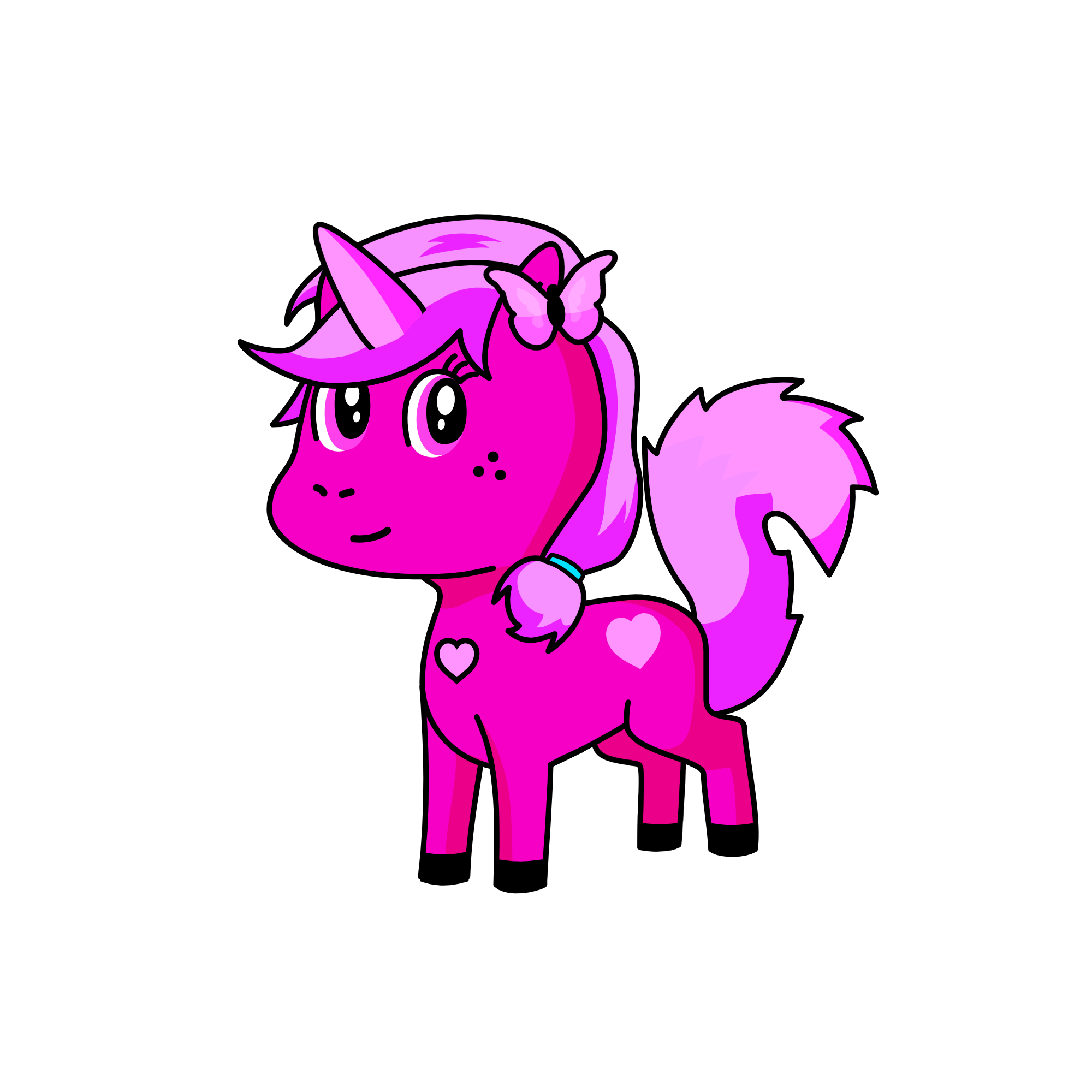 marrazki bizidunetako heroia. Izena ahaztu zitzaidan, the unicorn