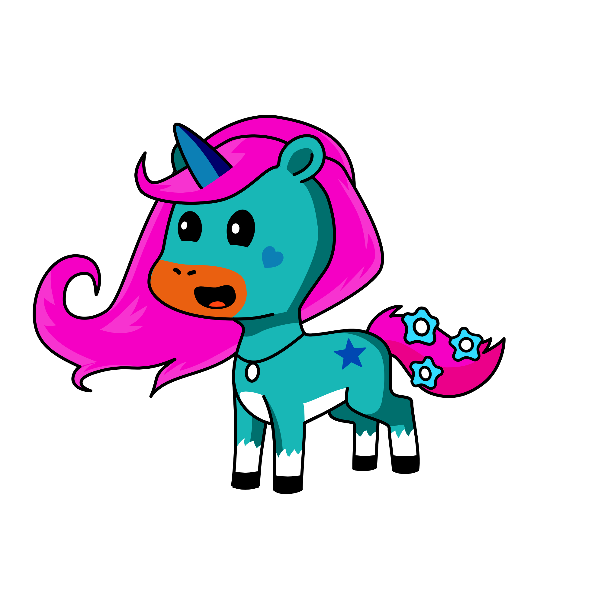 Lalalal, the unicorn