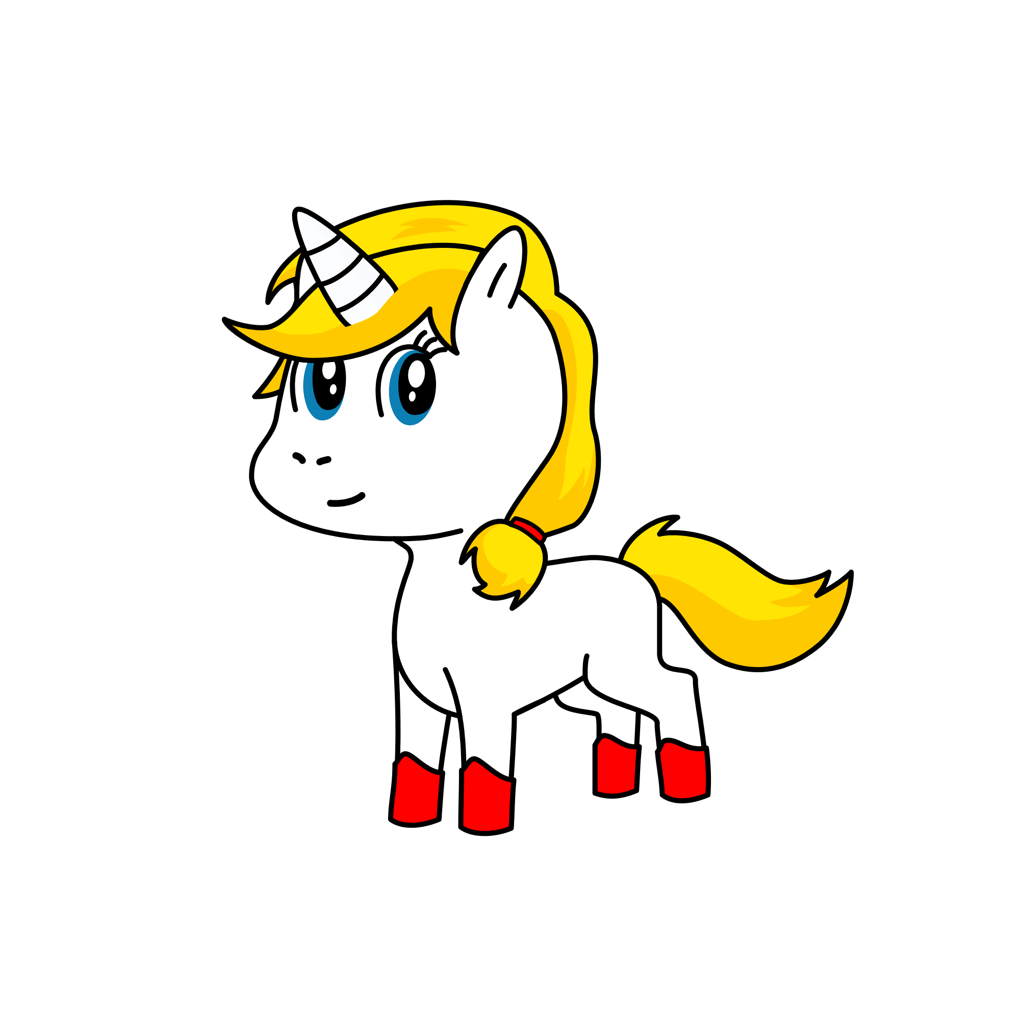 Sailor Moon, the unicorn