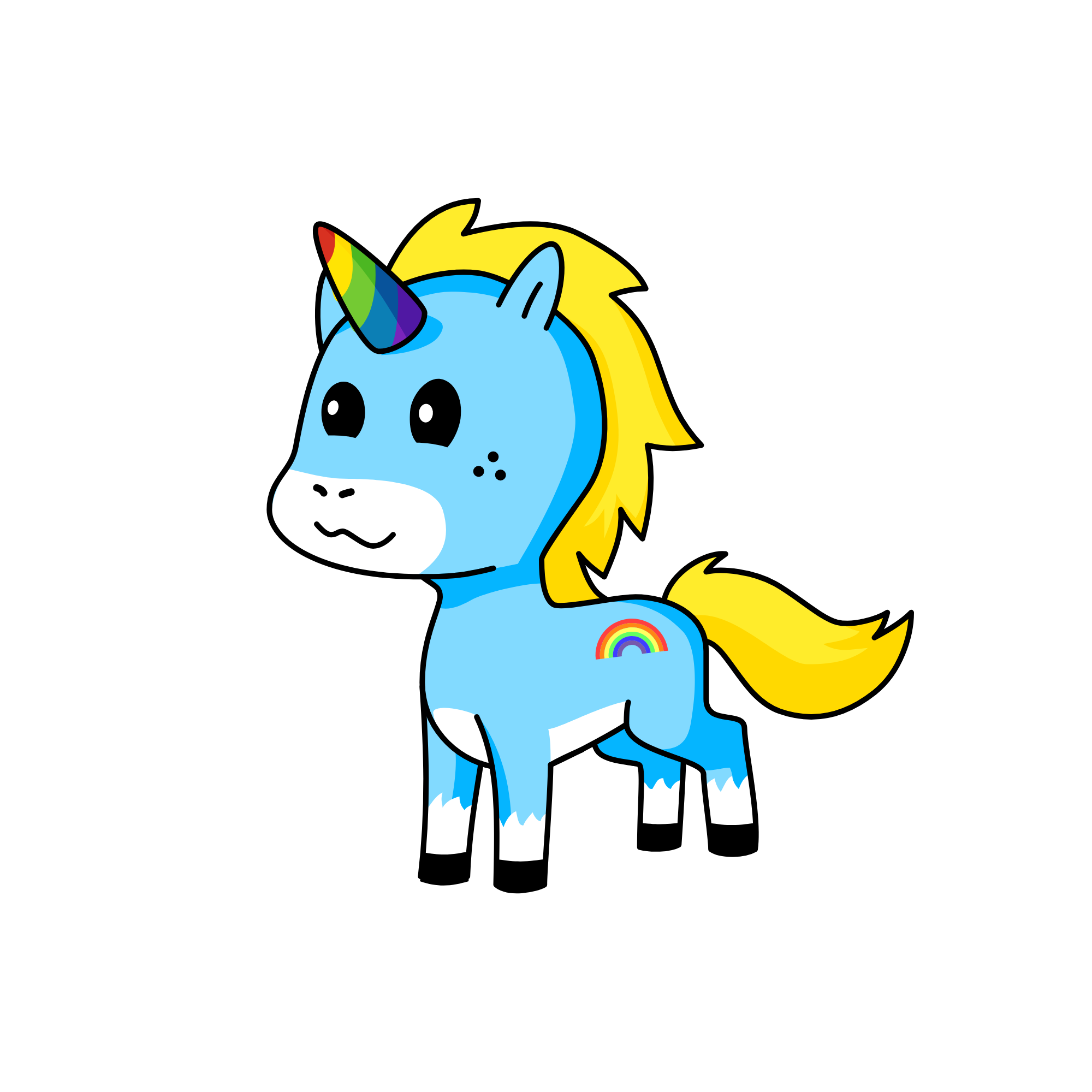 rainbow, the unicorn