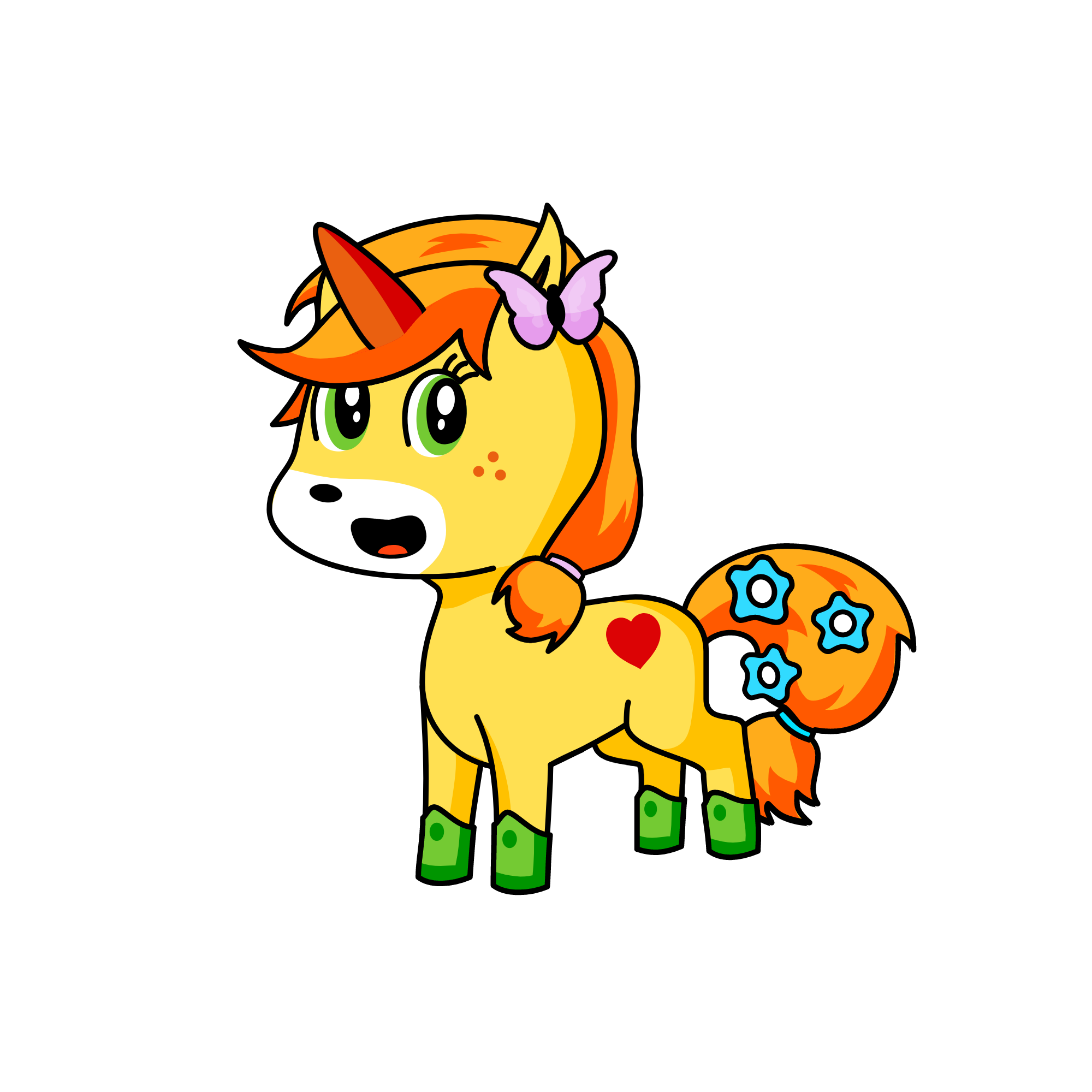 Applejack, the unicorn