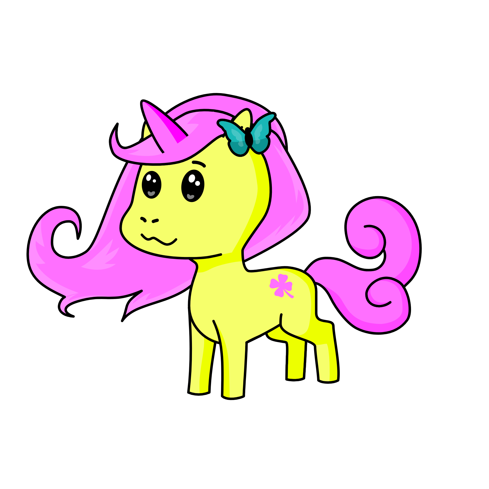 flutter shy, the unicorn