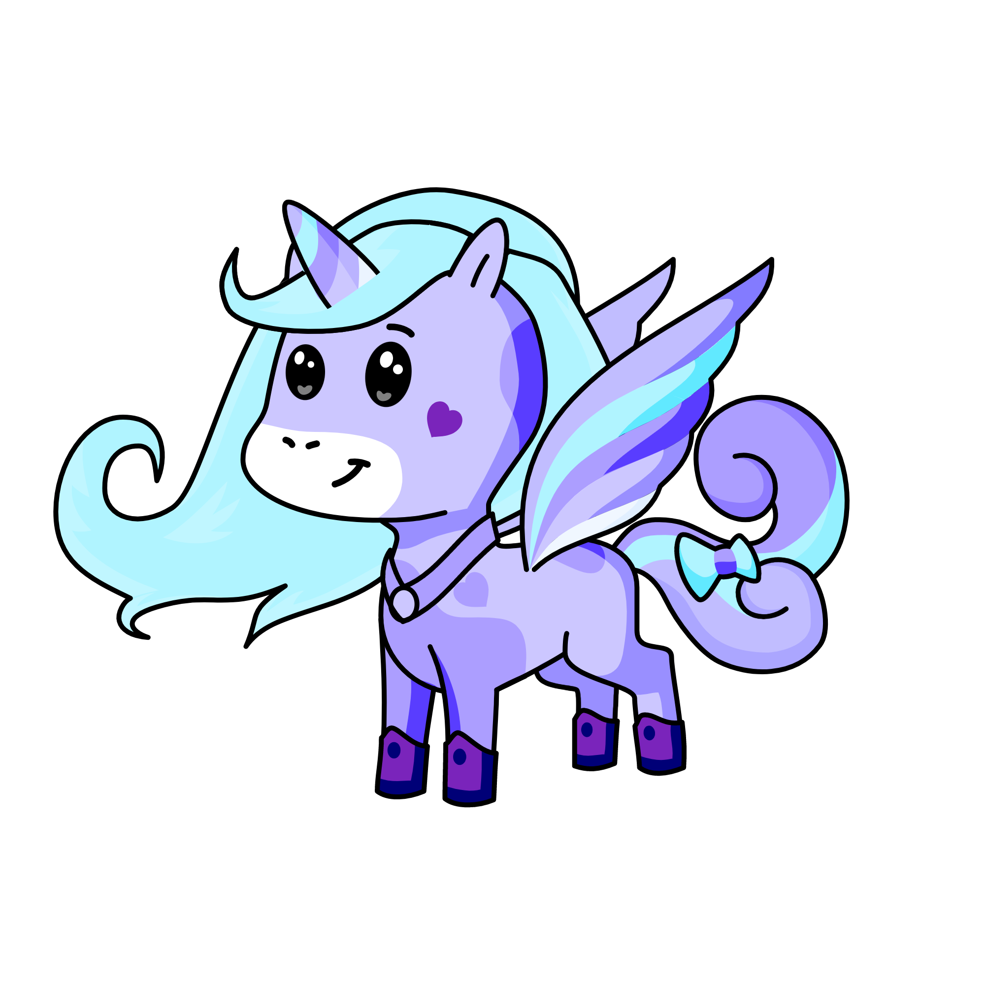 Sky, the unicorn