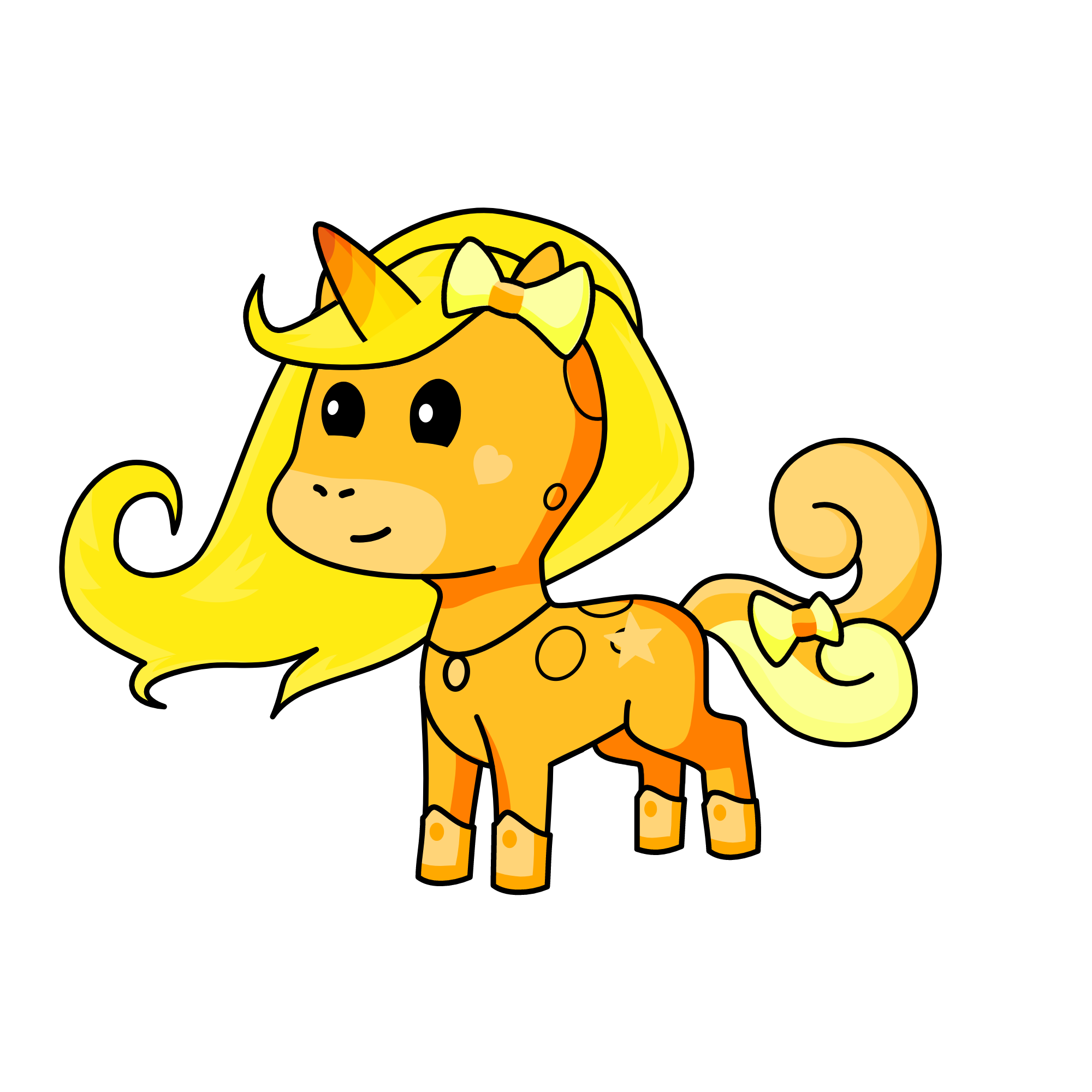 Sunshine Ribbon, the unicorn