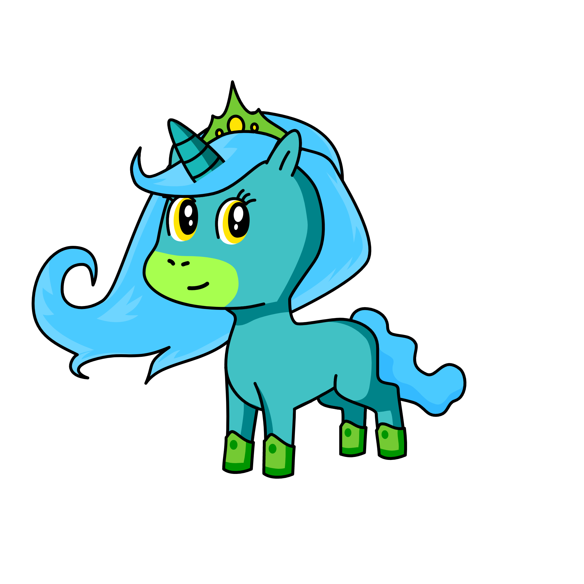 princess sunshine, the unicorn