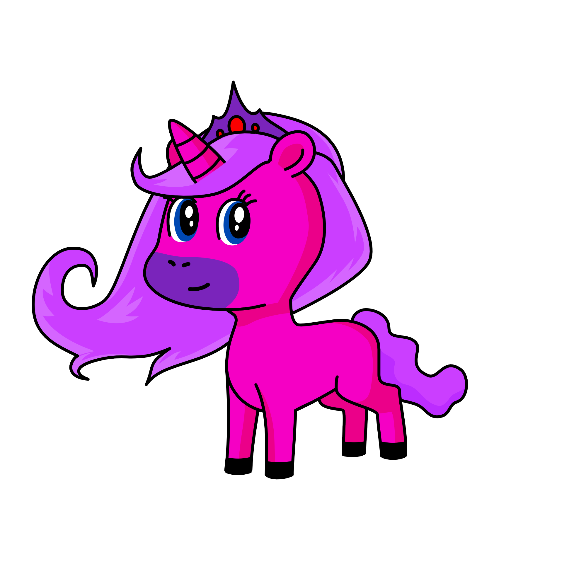 princess moonglow, the unicorn