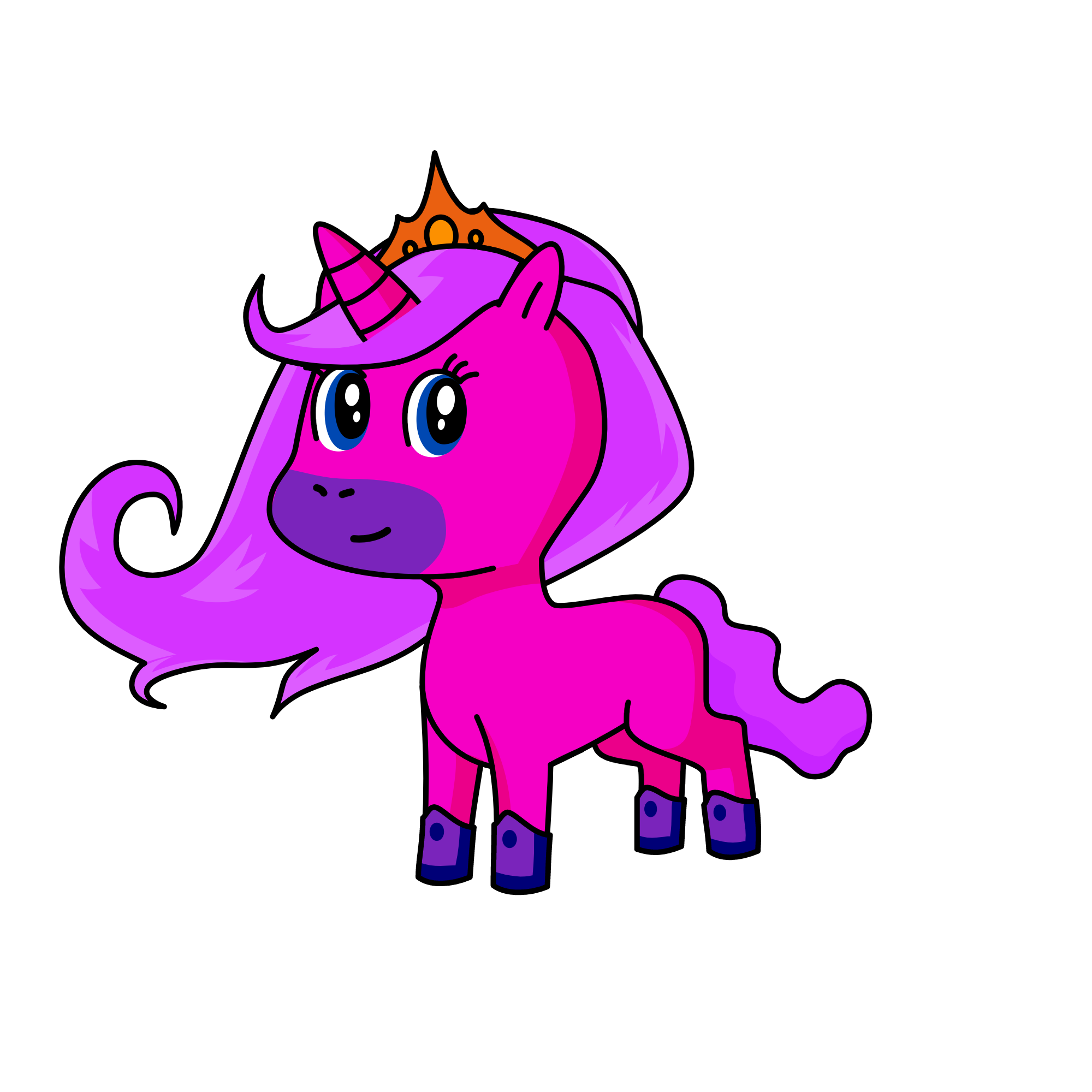 princess moonglow, the unicorn