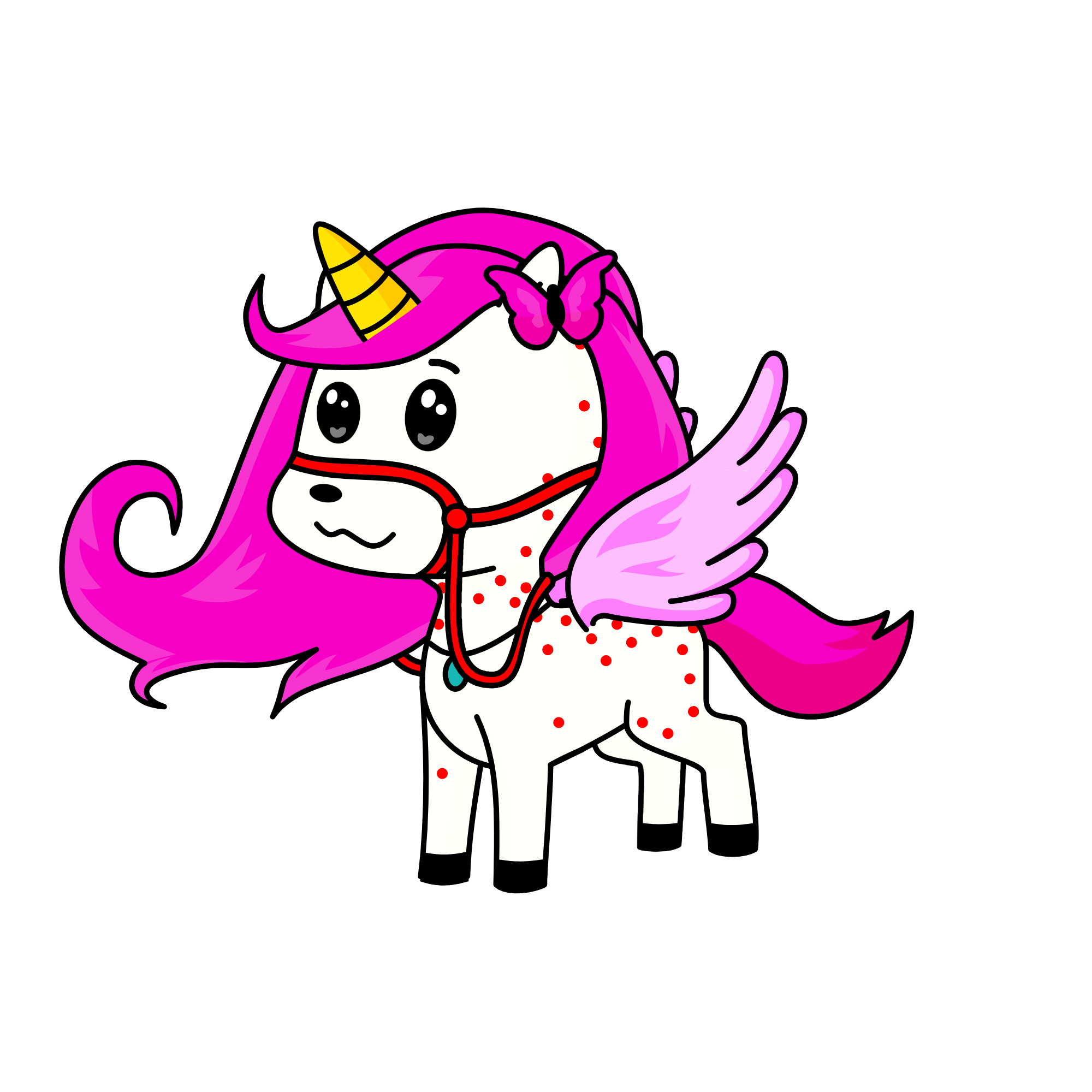 golden, the unicorn