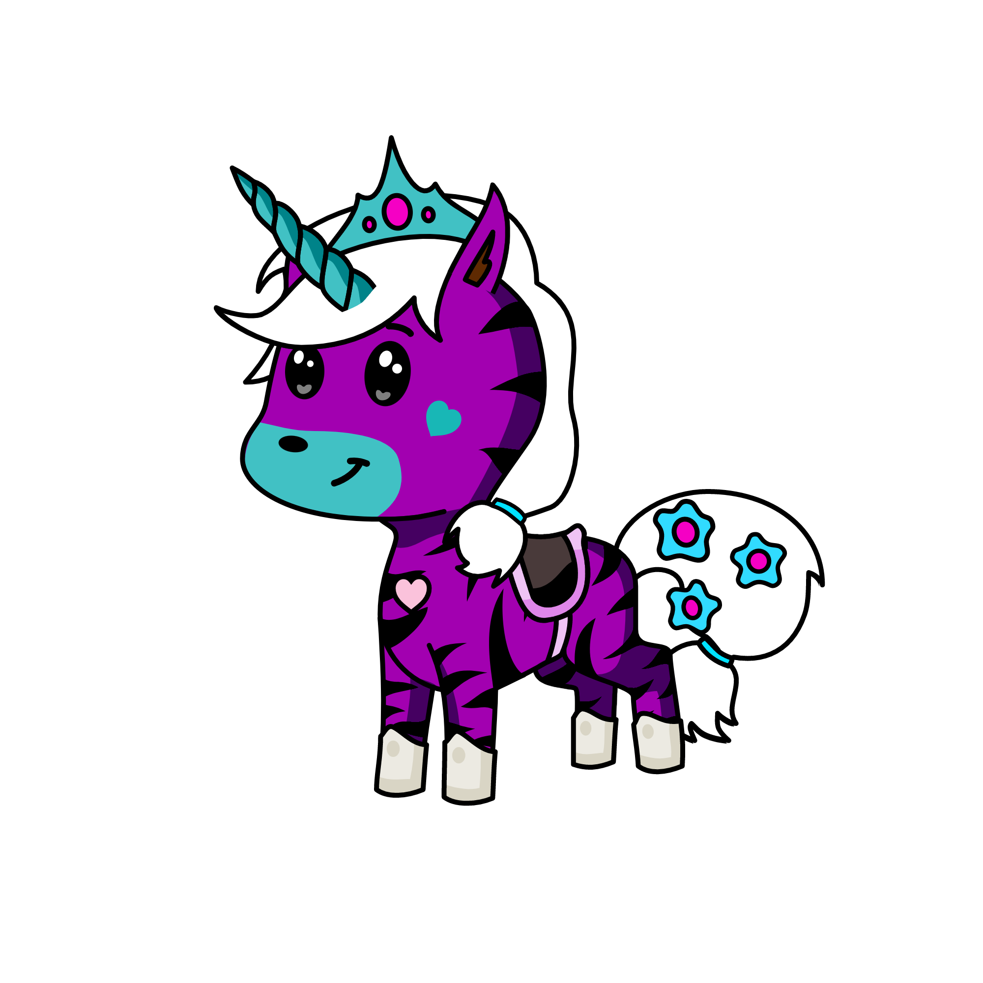 princes Tittsy toes, the unicorn