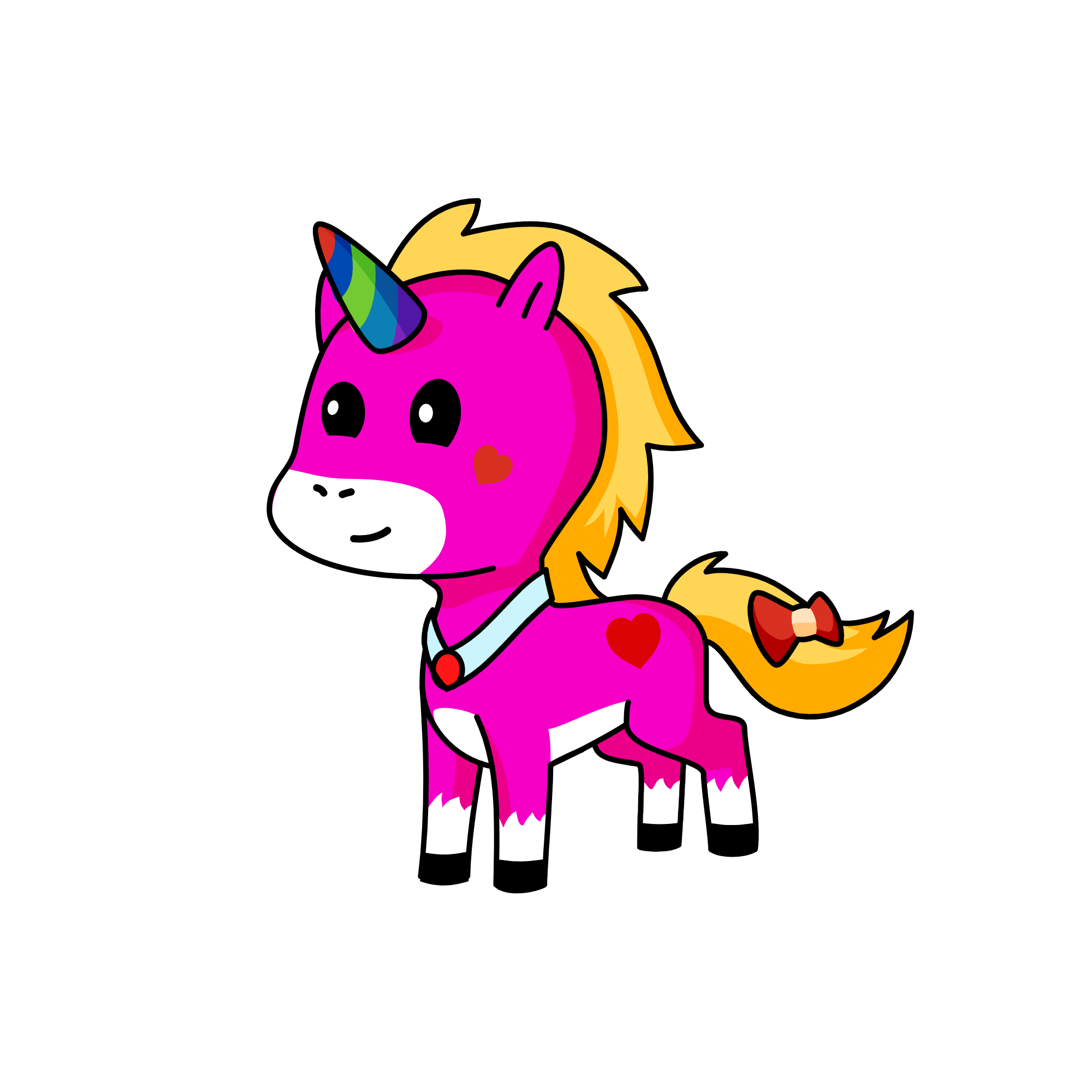rose, the unicorn