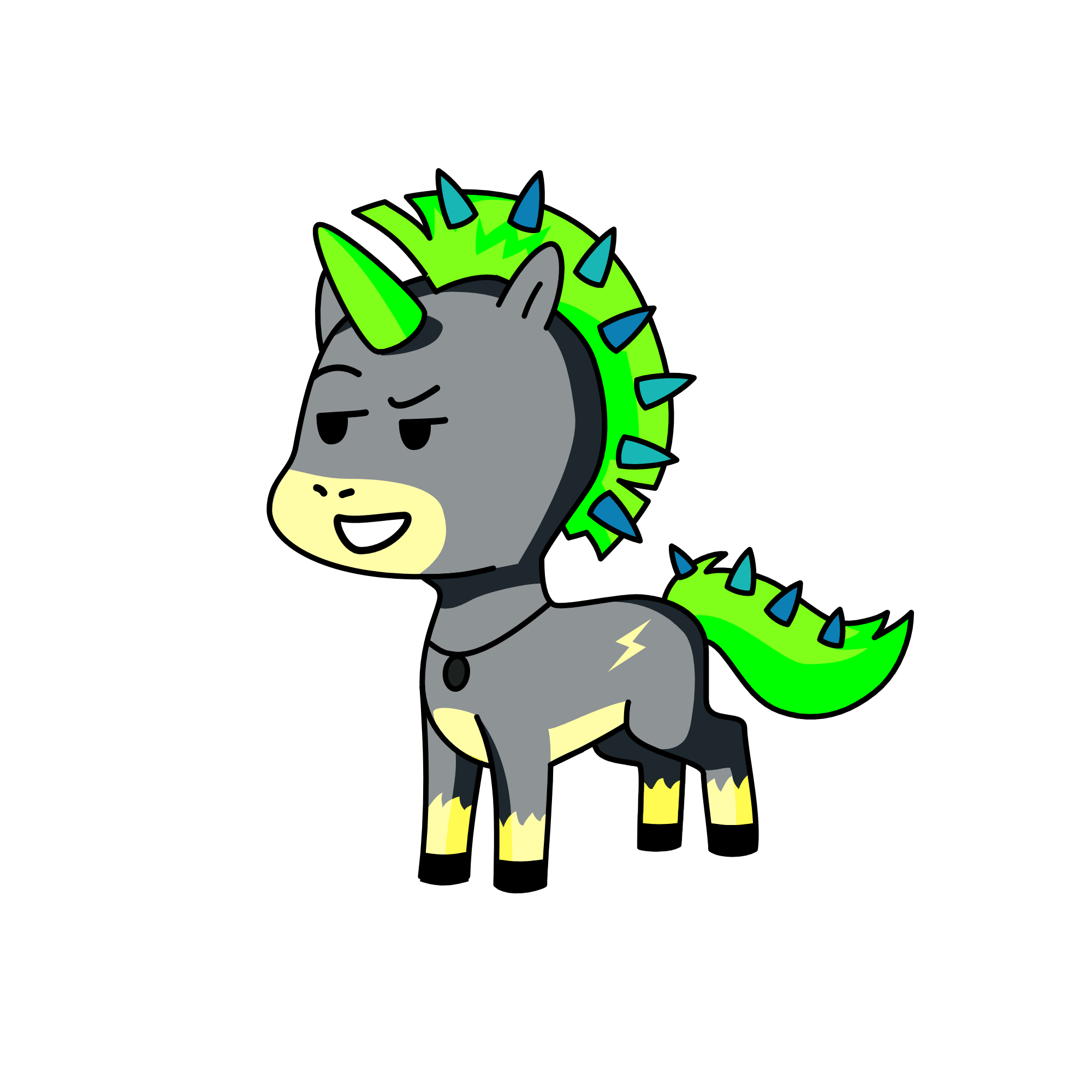 duncan the dunkcan, the unicorn