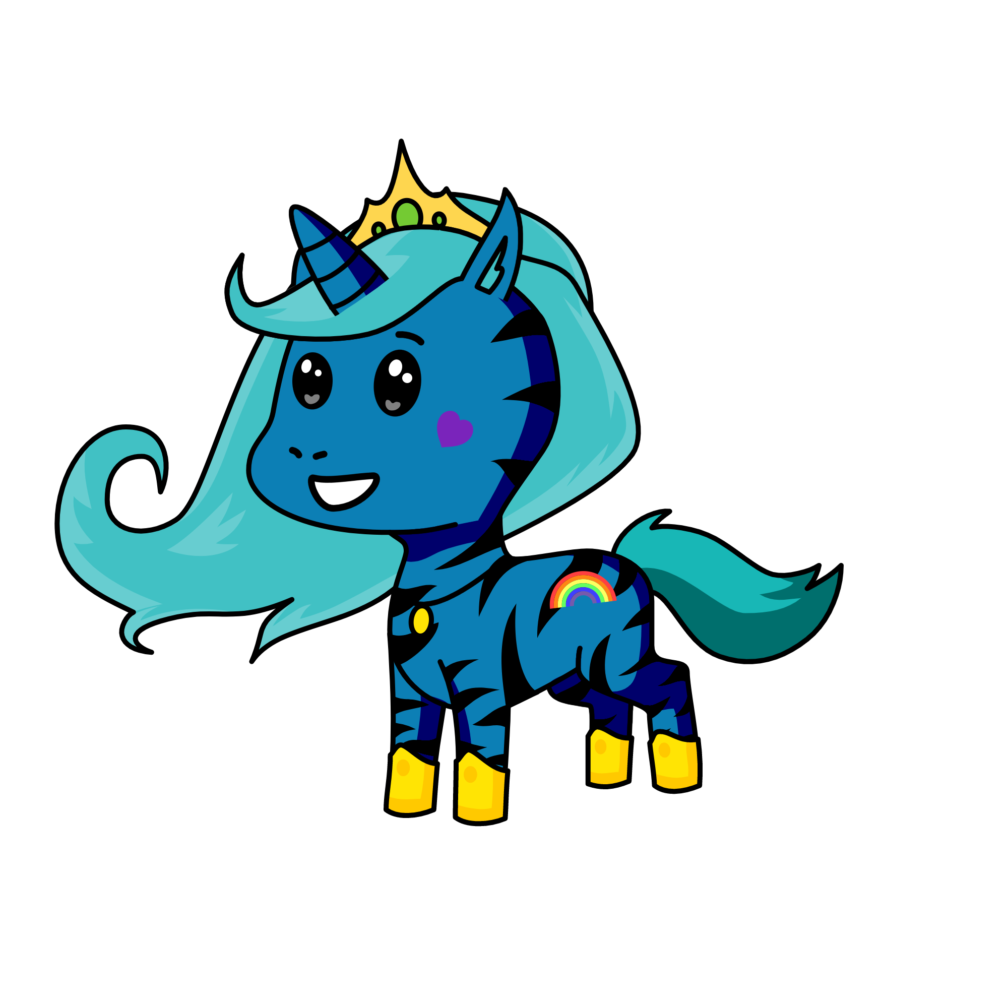 Queen liza, the unicorn