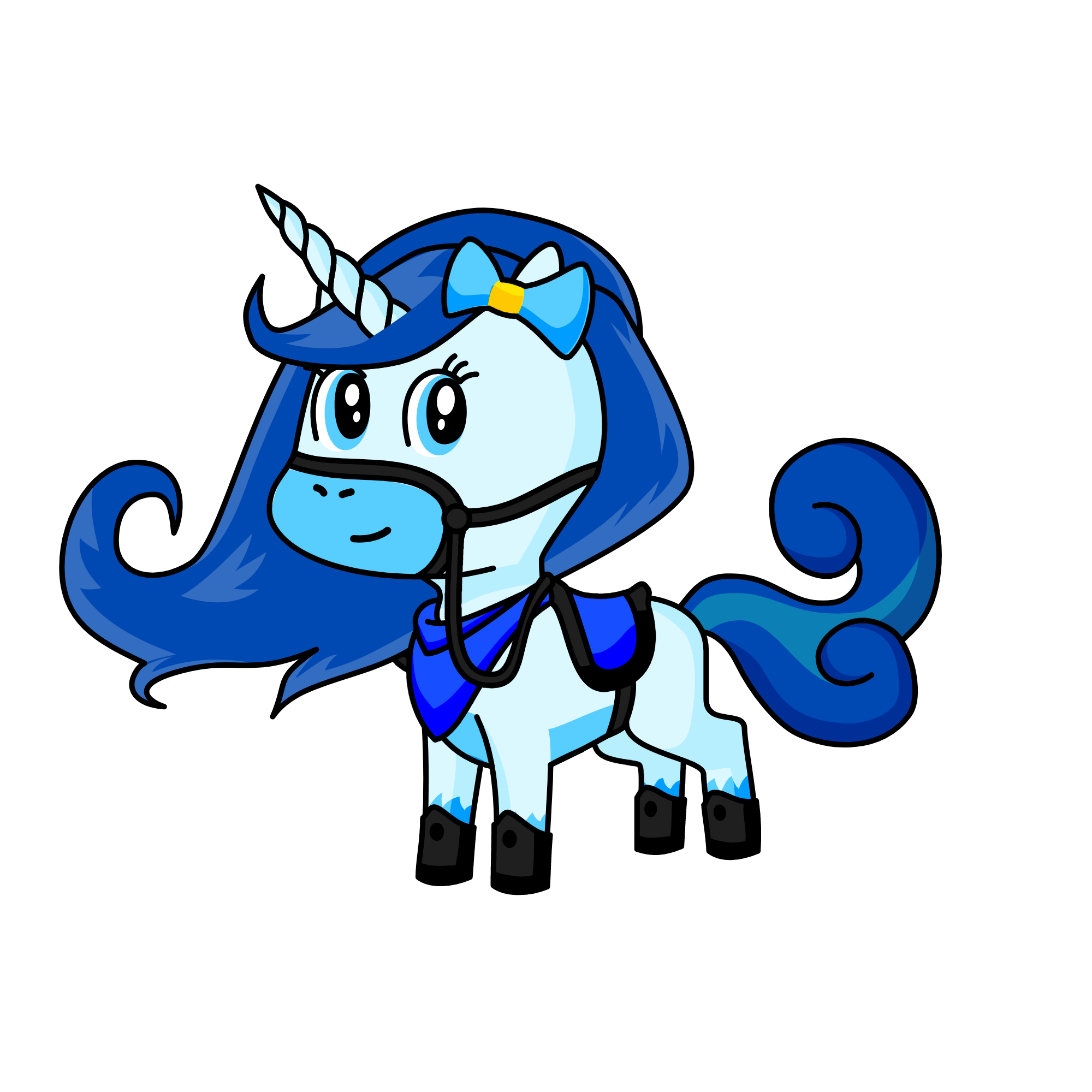 Winter, the unicorn