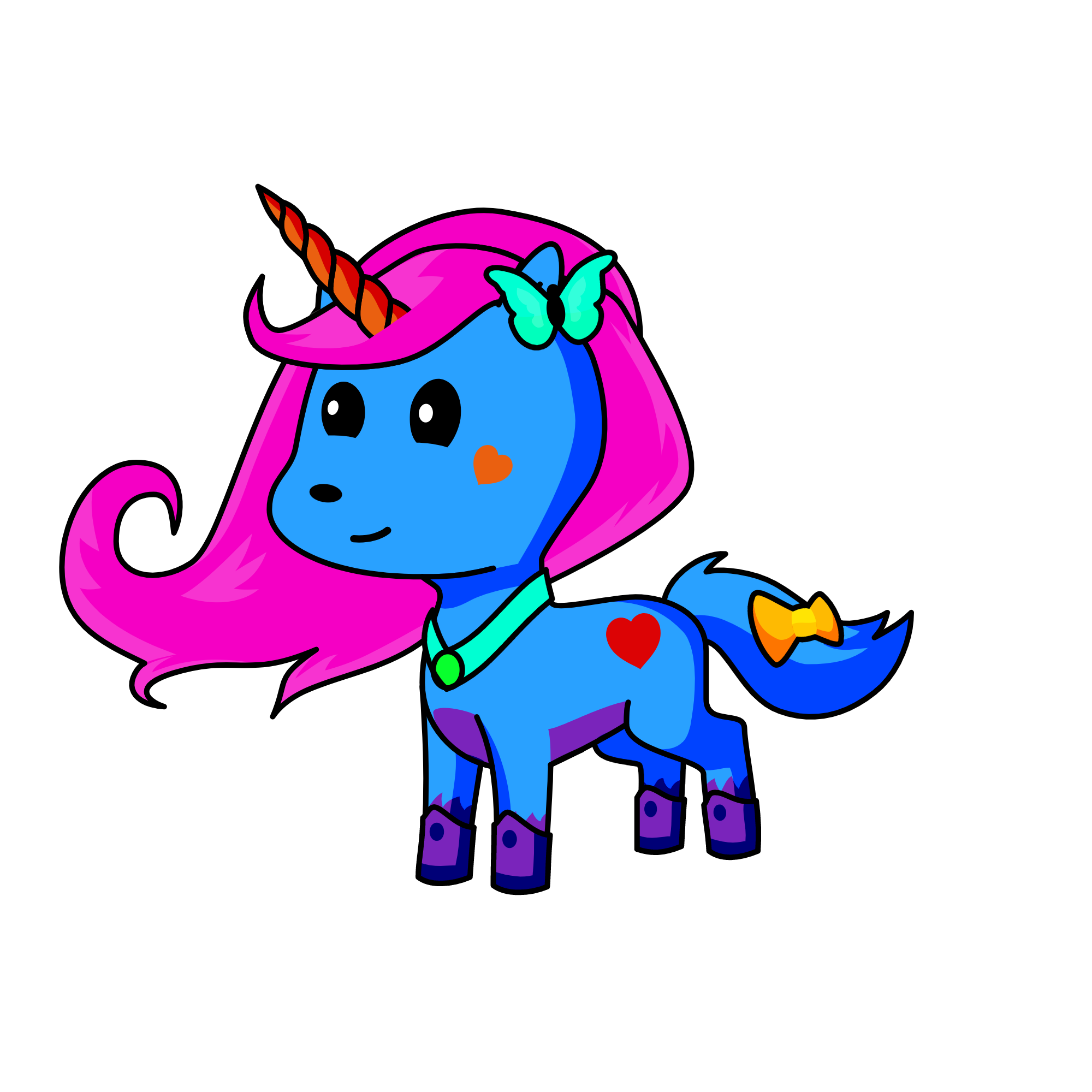 Briella , the unicorn