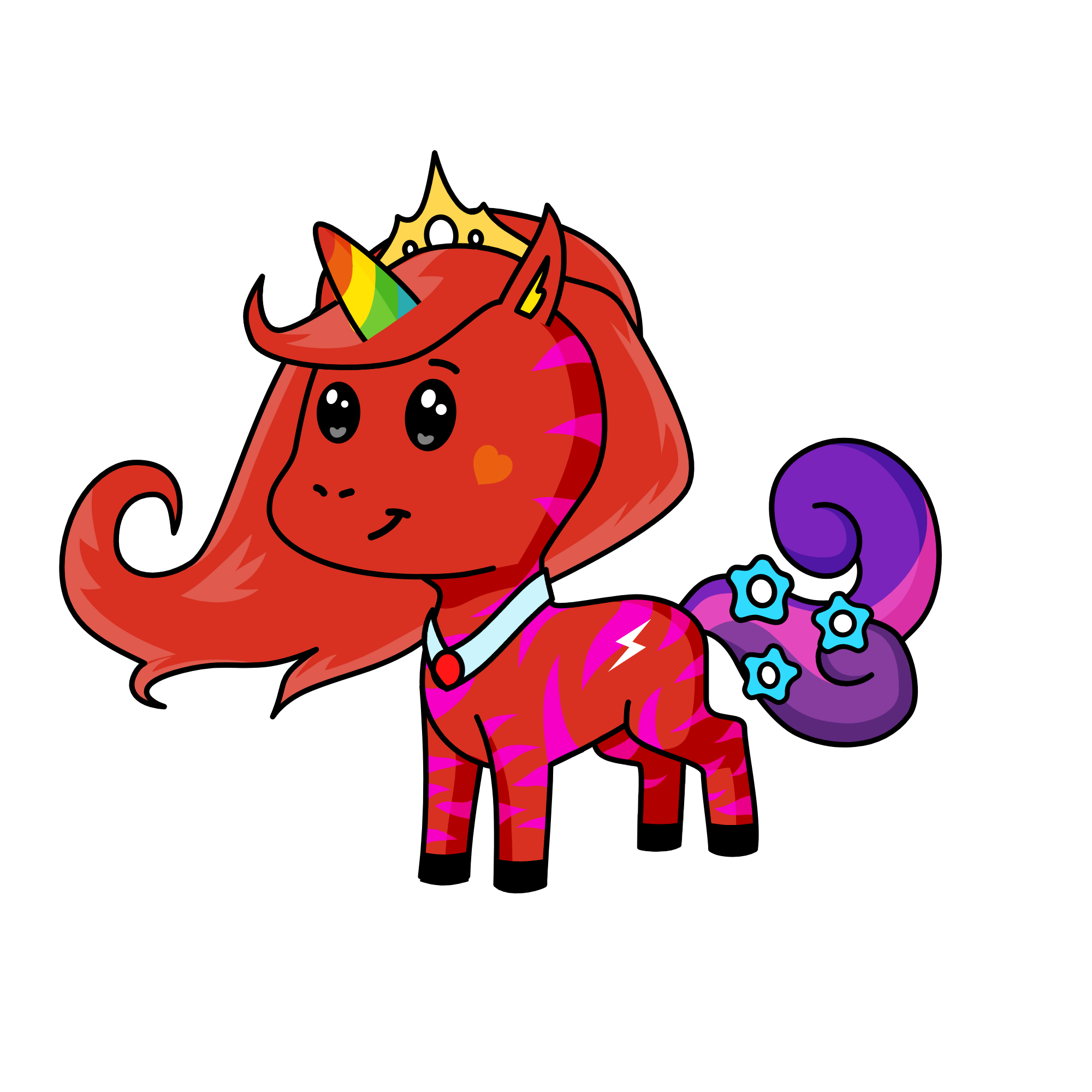 Lilac, the unicorn