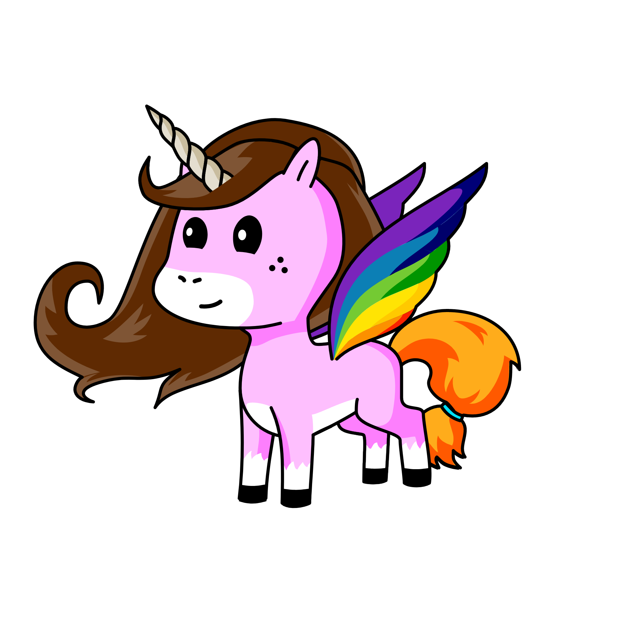 rainbowdark, the unicorn