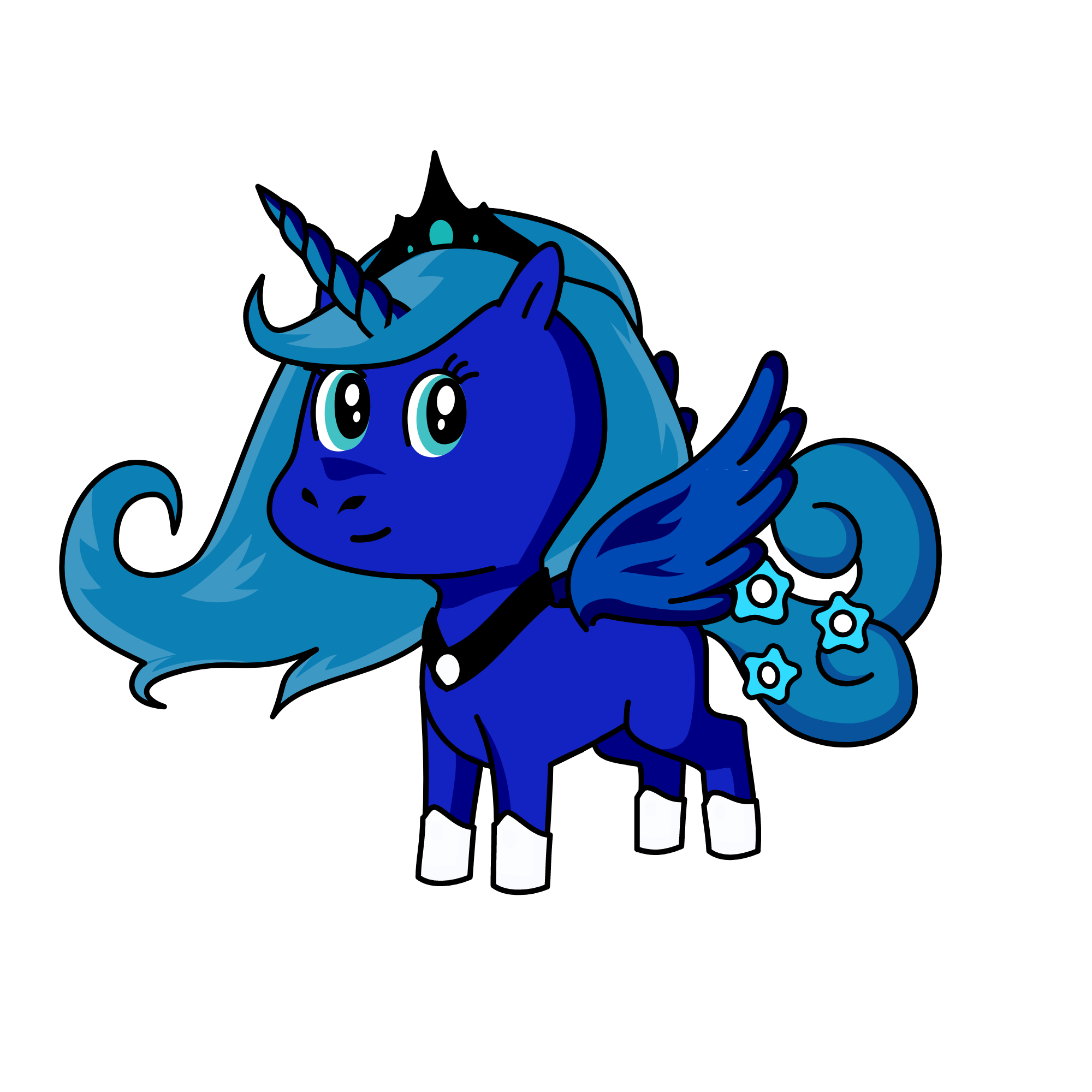 Princess Luna, the unicorn