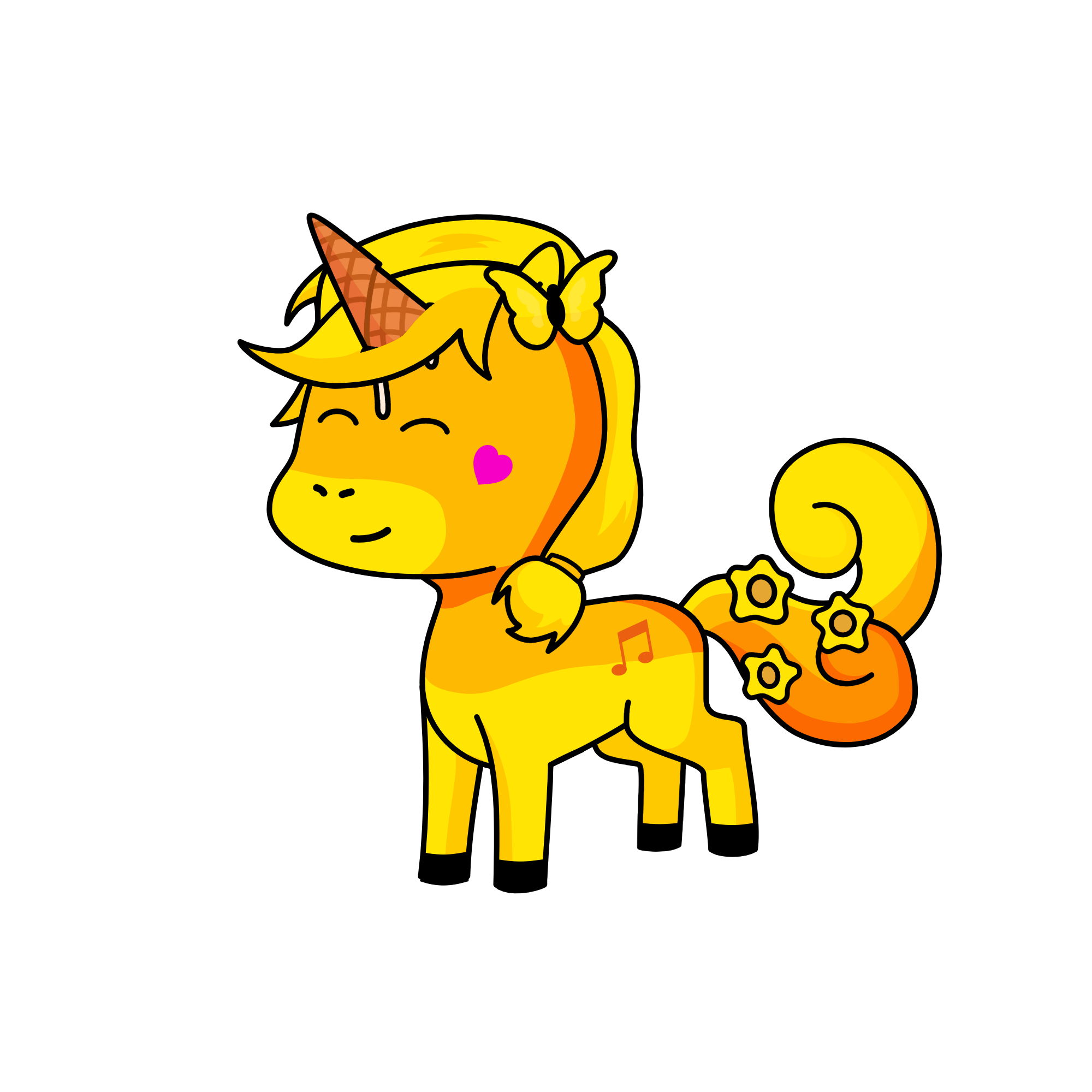 cool, the unicorn