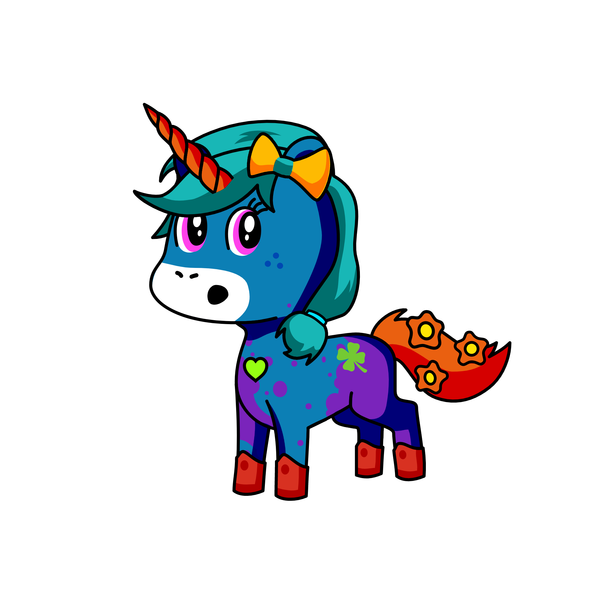 Clover, the unicorn