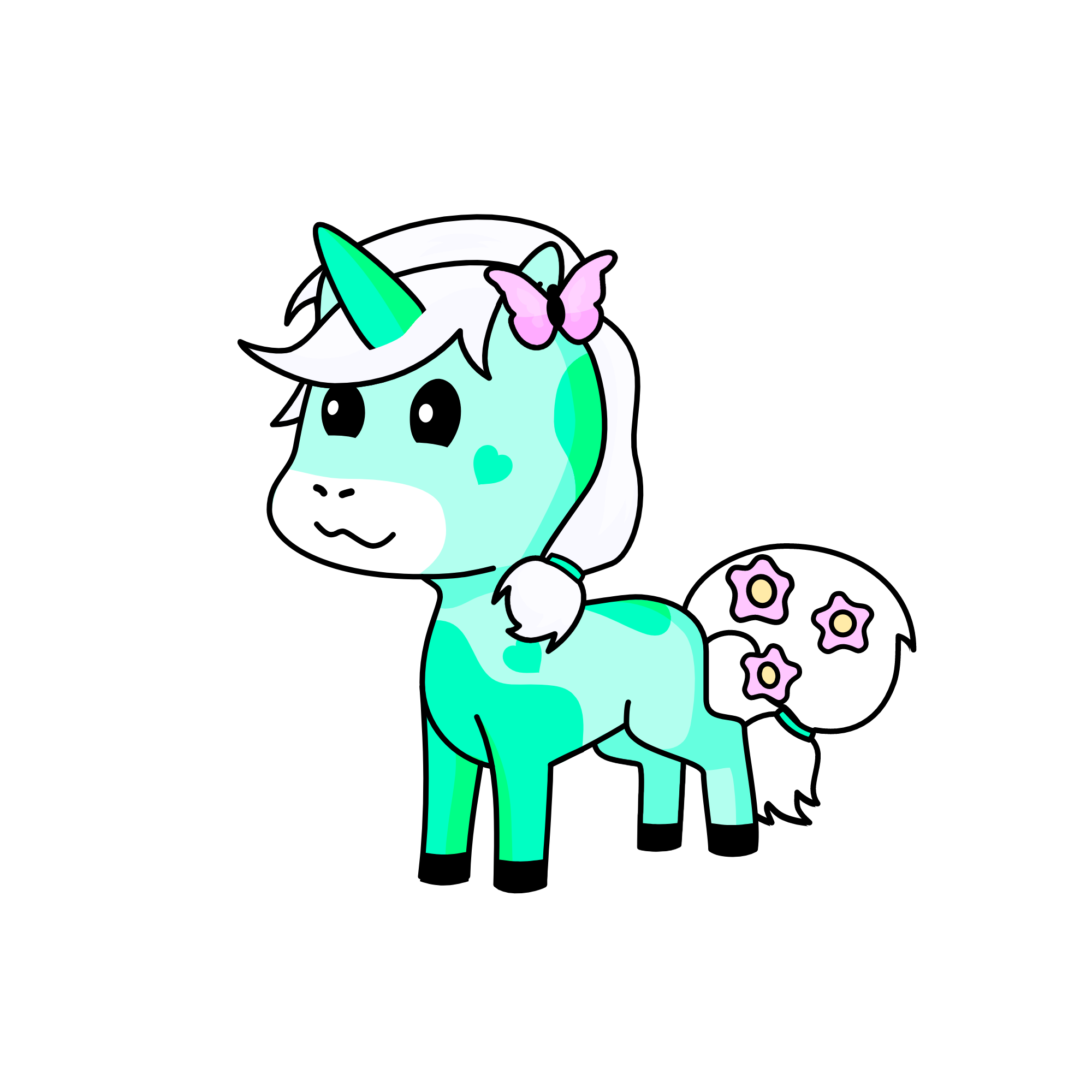 Geranium, the unicorn