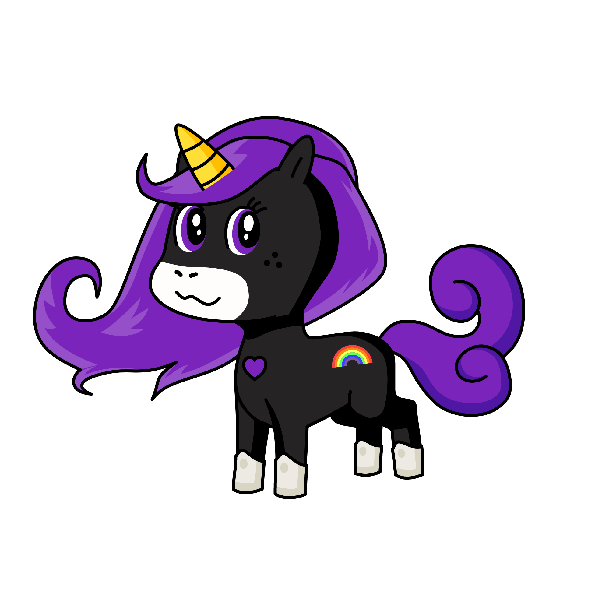Lunar, the unicorn