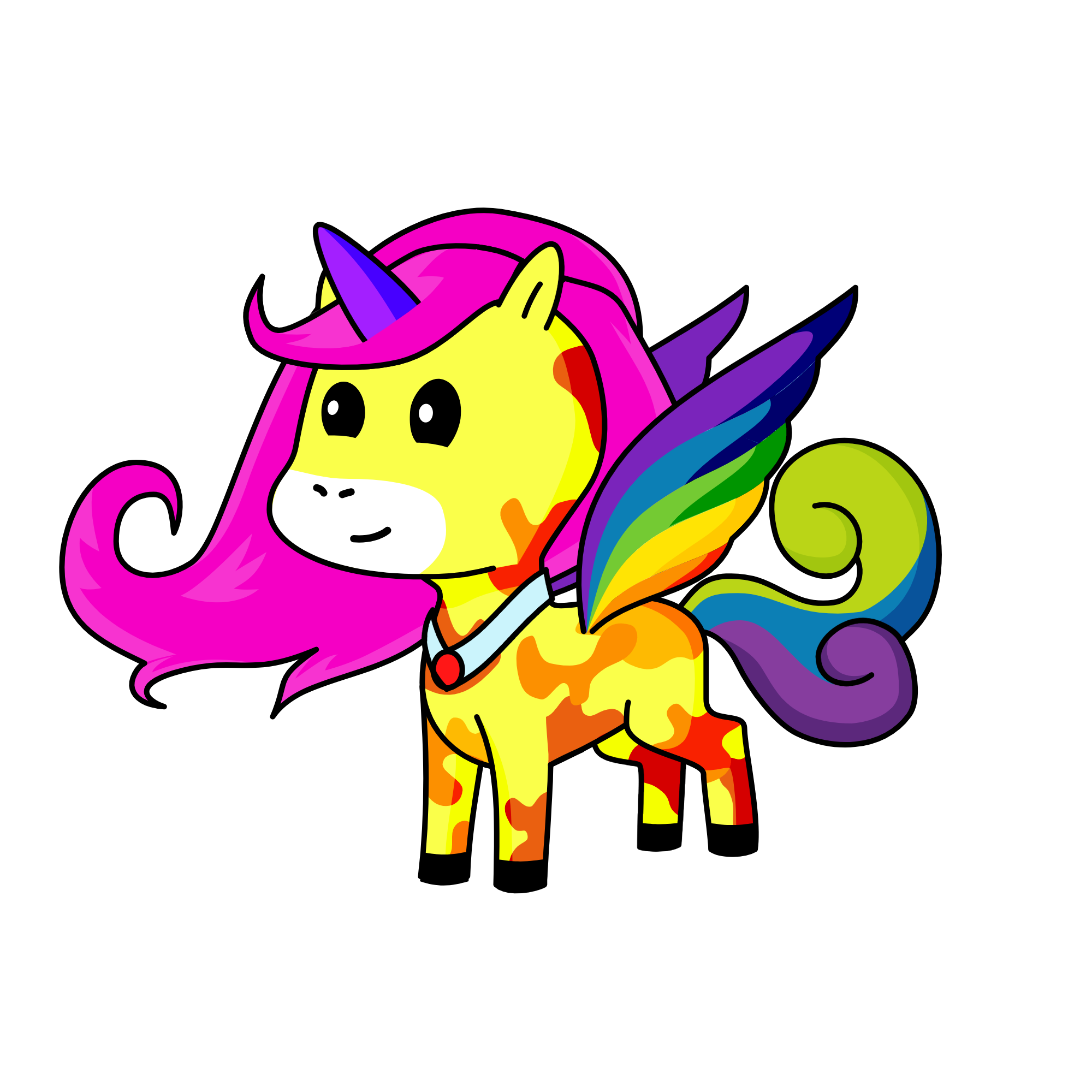 rainbow, the unicorn
