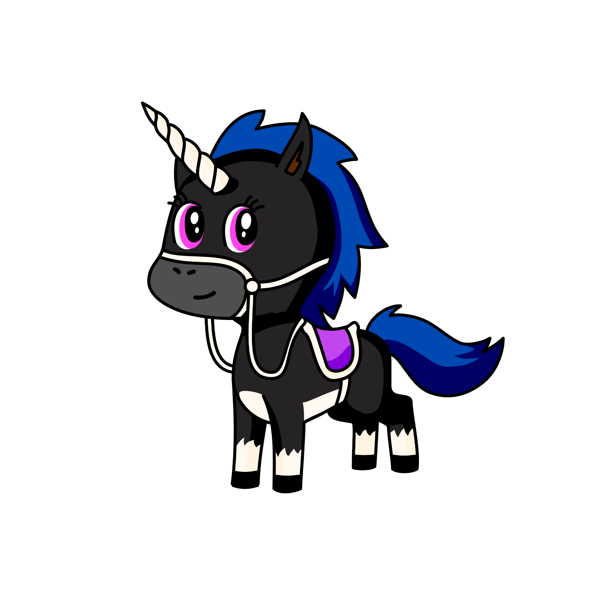 Dark Girl, the unicorn