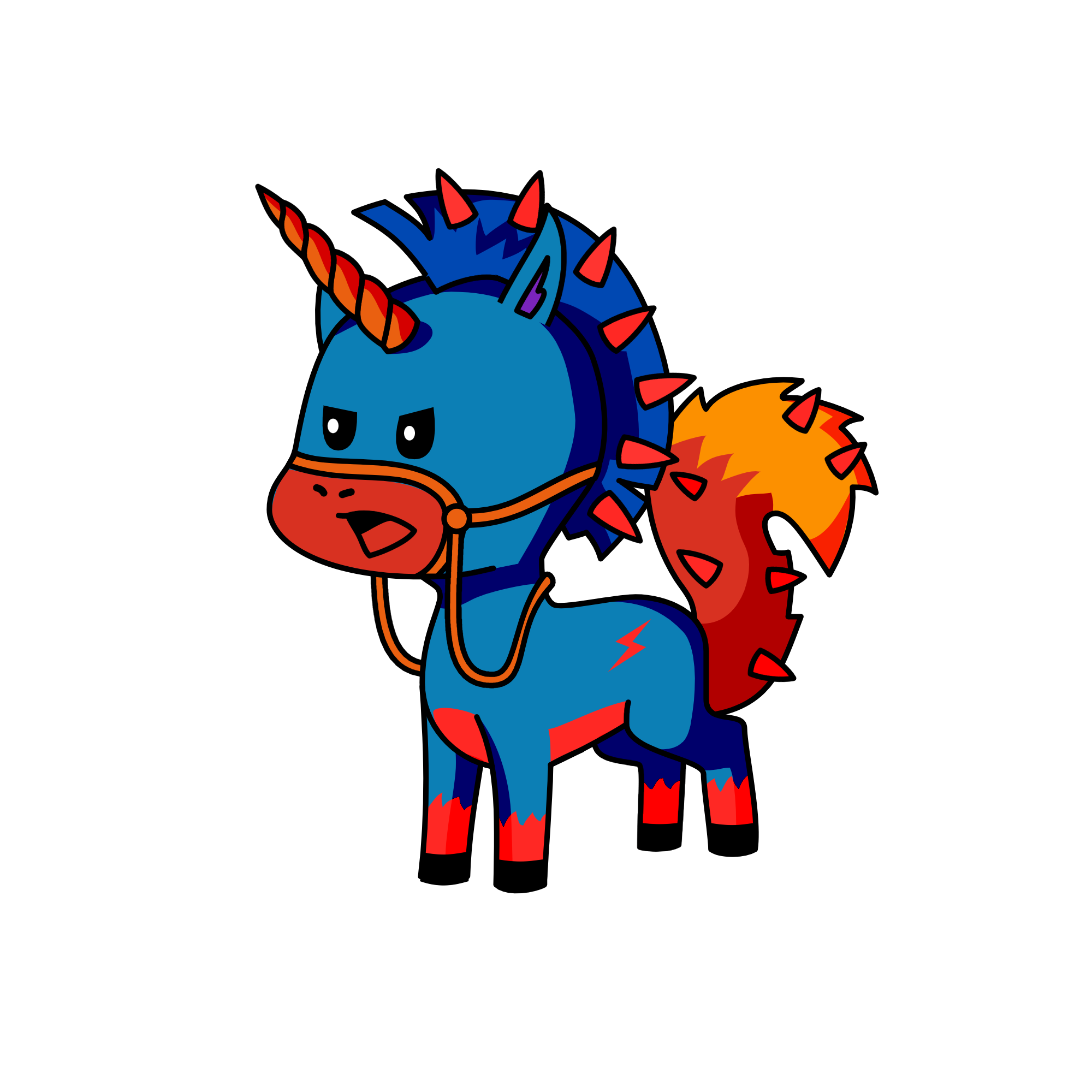King dark dax of hard 🎸, the unicorn