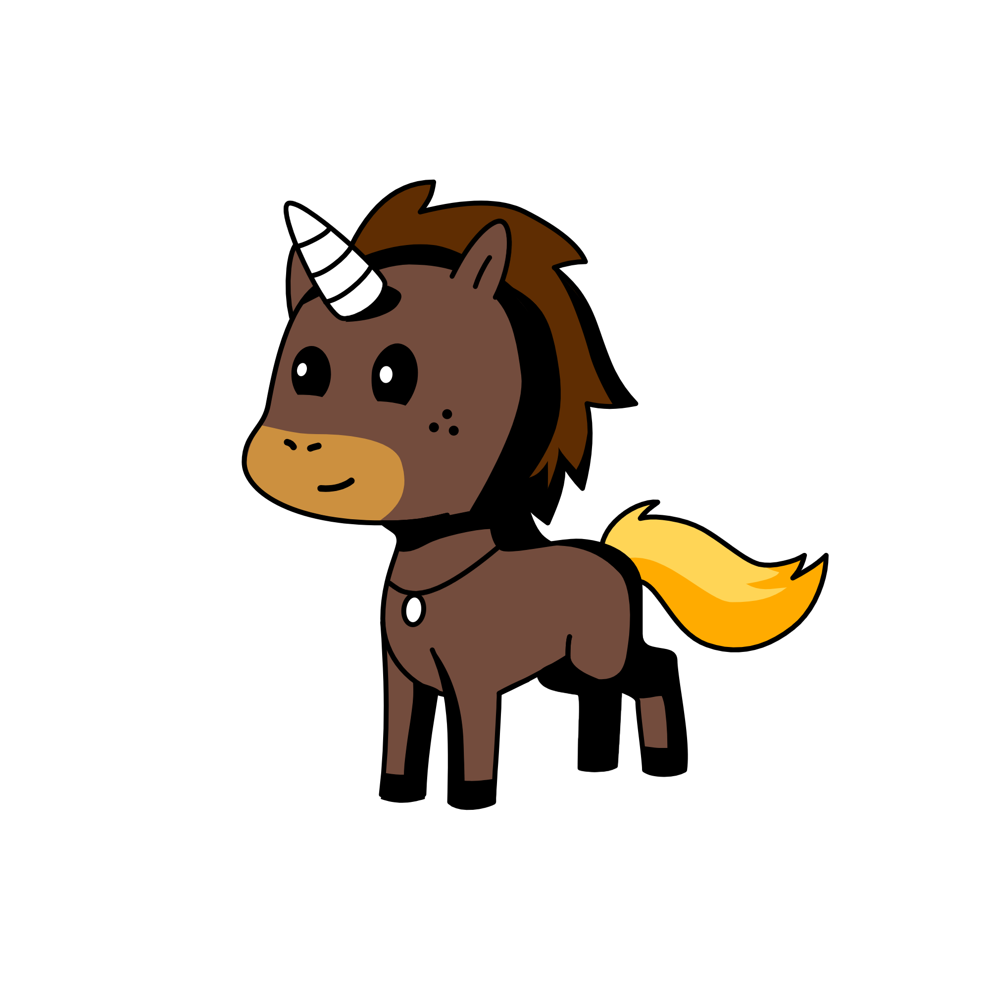 Chocolate, the unicorn