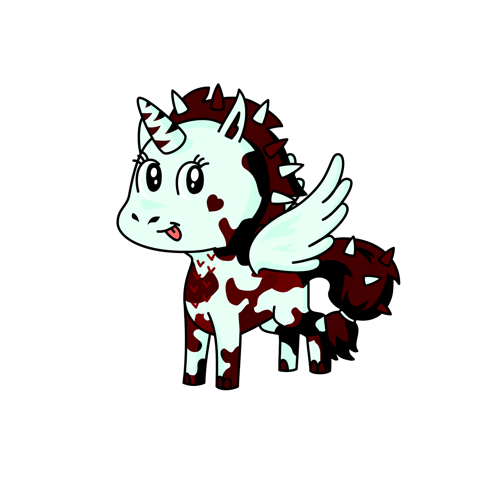 Mint Chocolate Chip, the unicorn