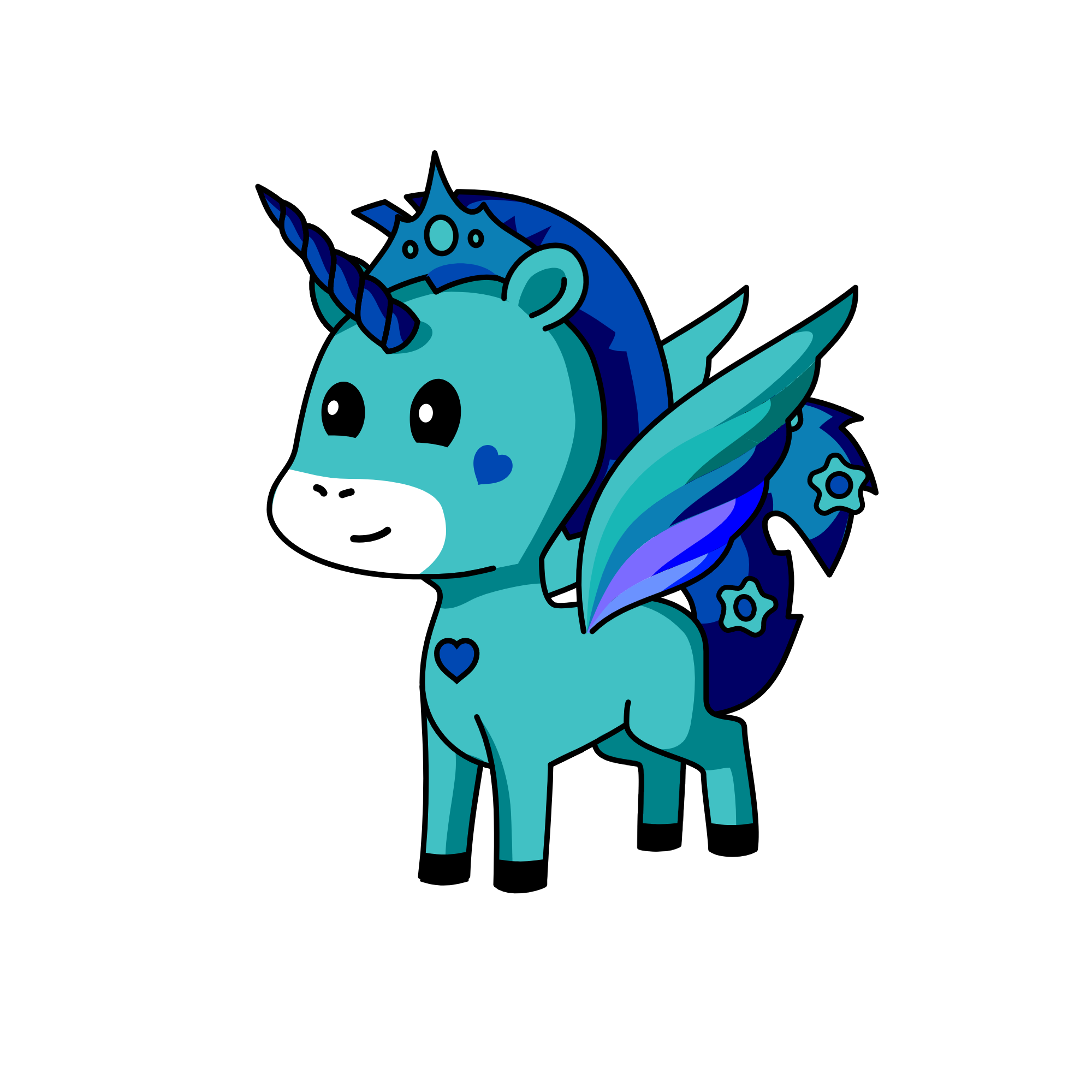 SNOWY, the unicorn