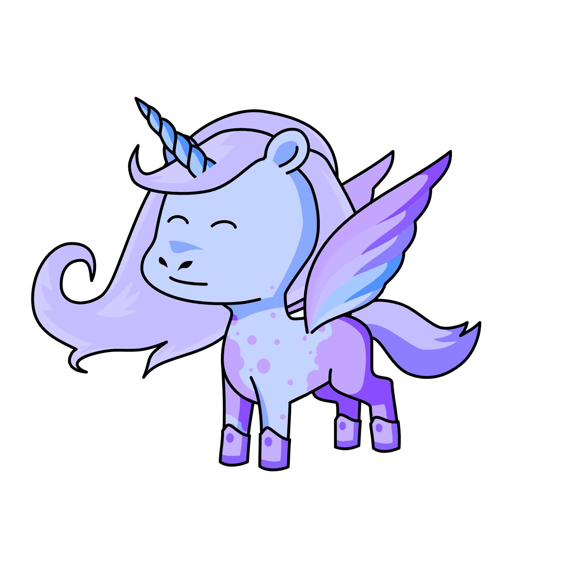 Lilac, the unicorn