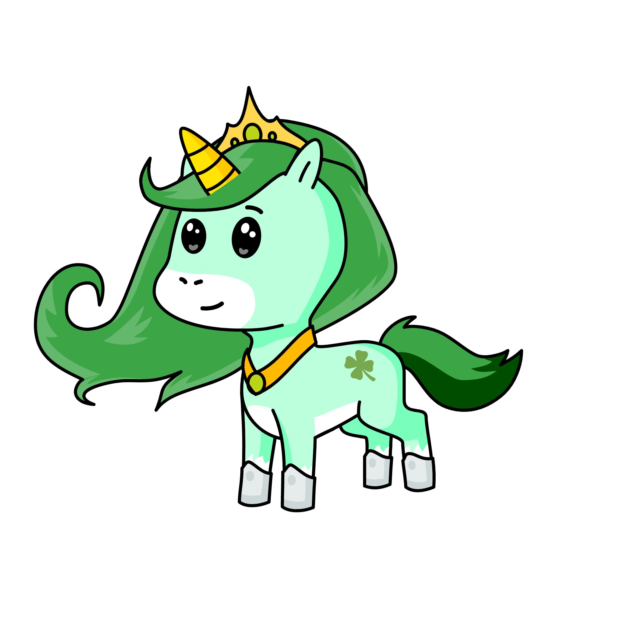 clover, the unicorn