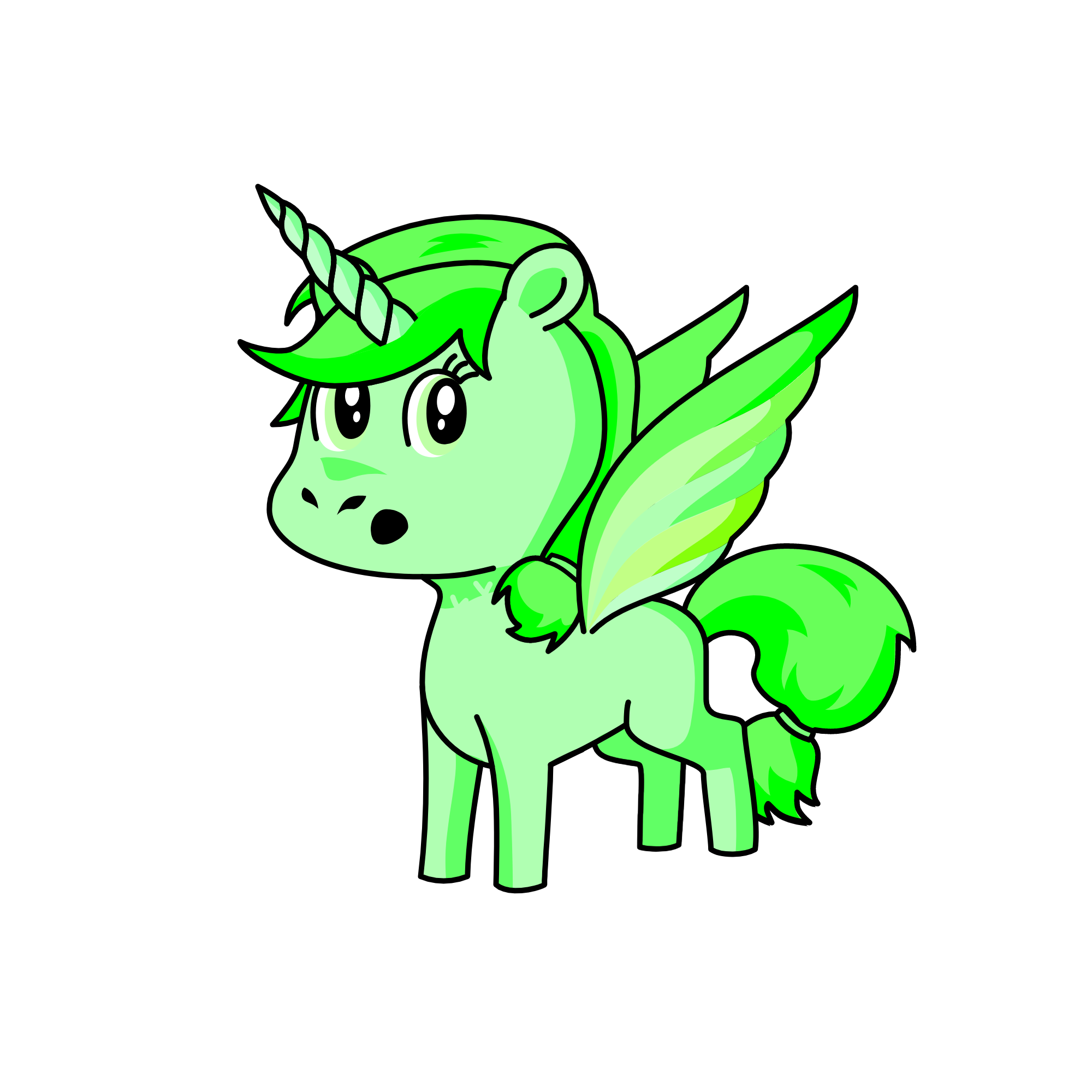 Spikelina, the unicorn