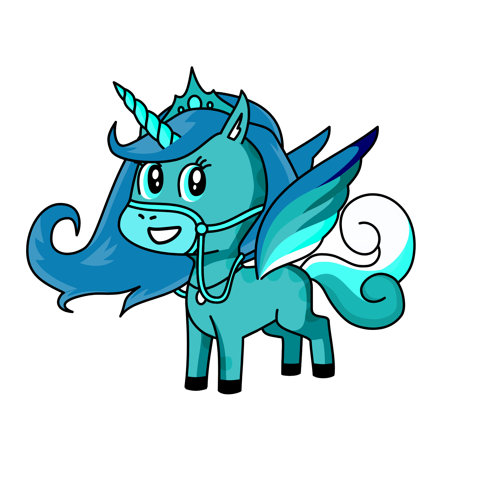 Aquagirl, the unicorn