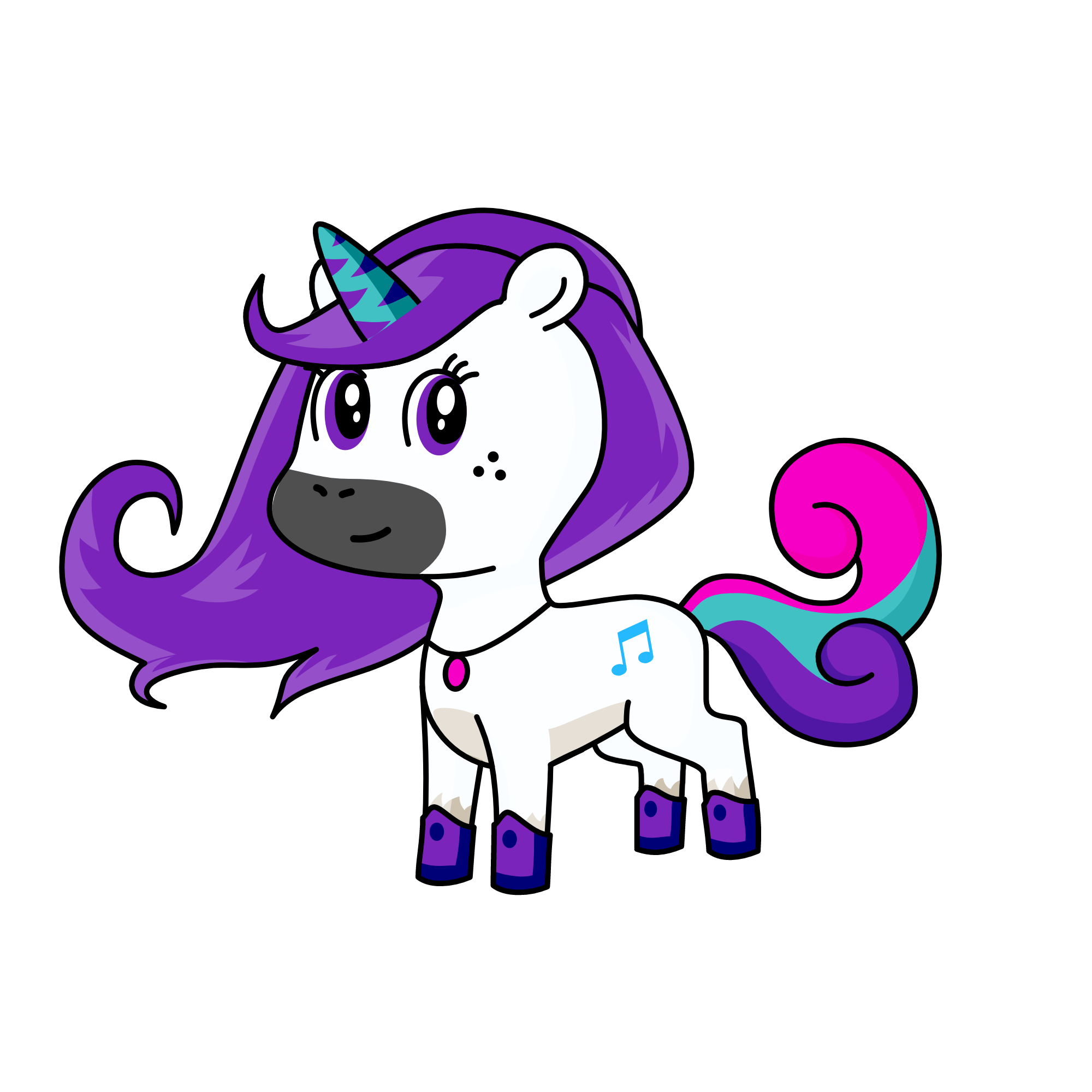 melody, the unicorn