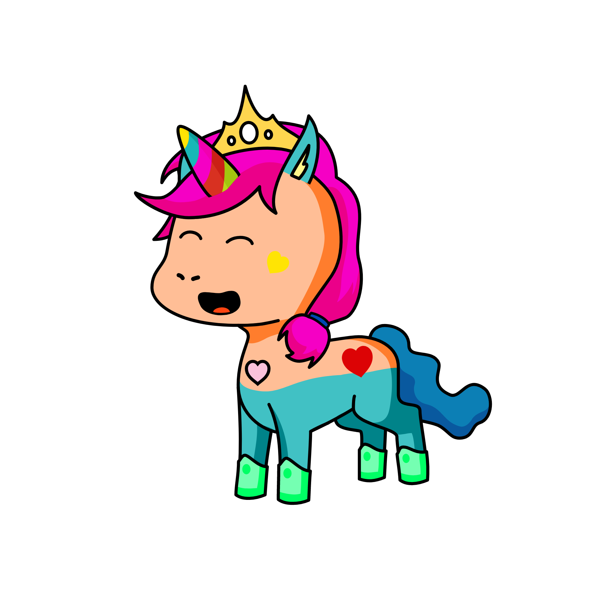 Mahala, the unicorn