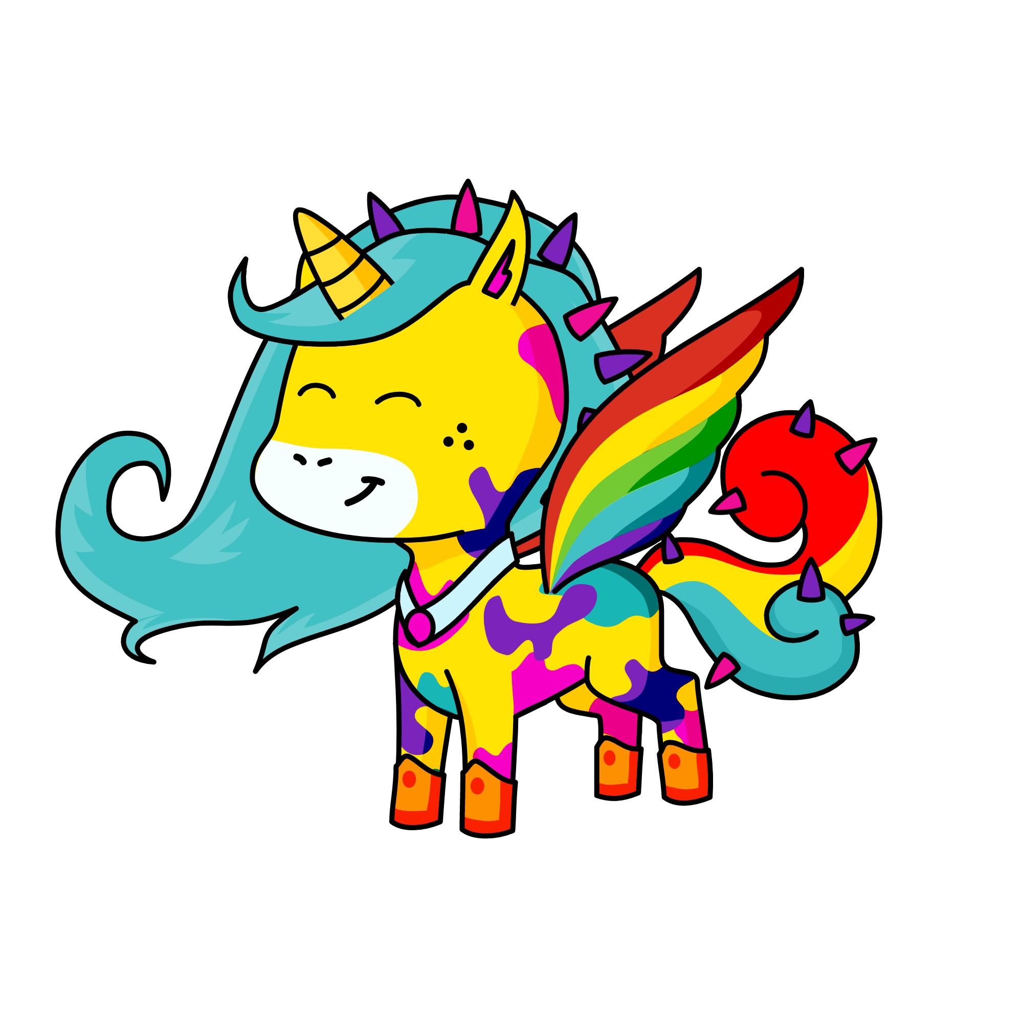 WAINBOW, the unicorn