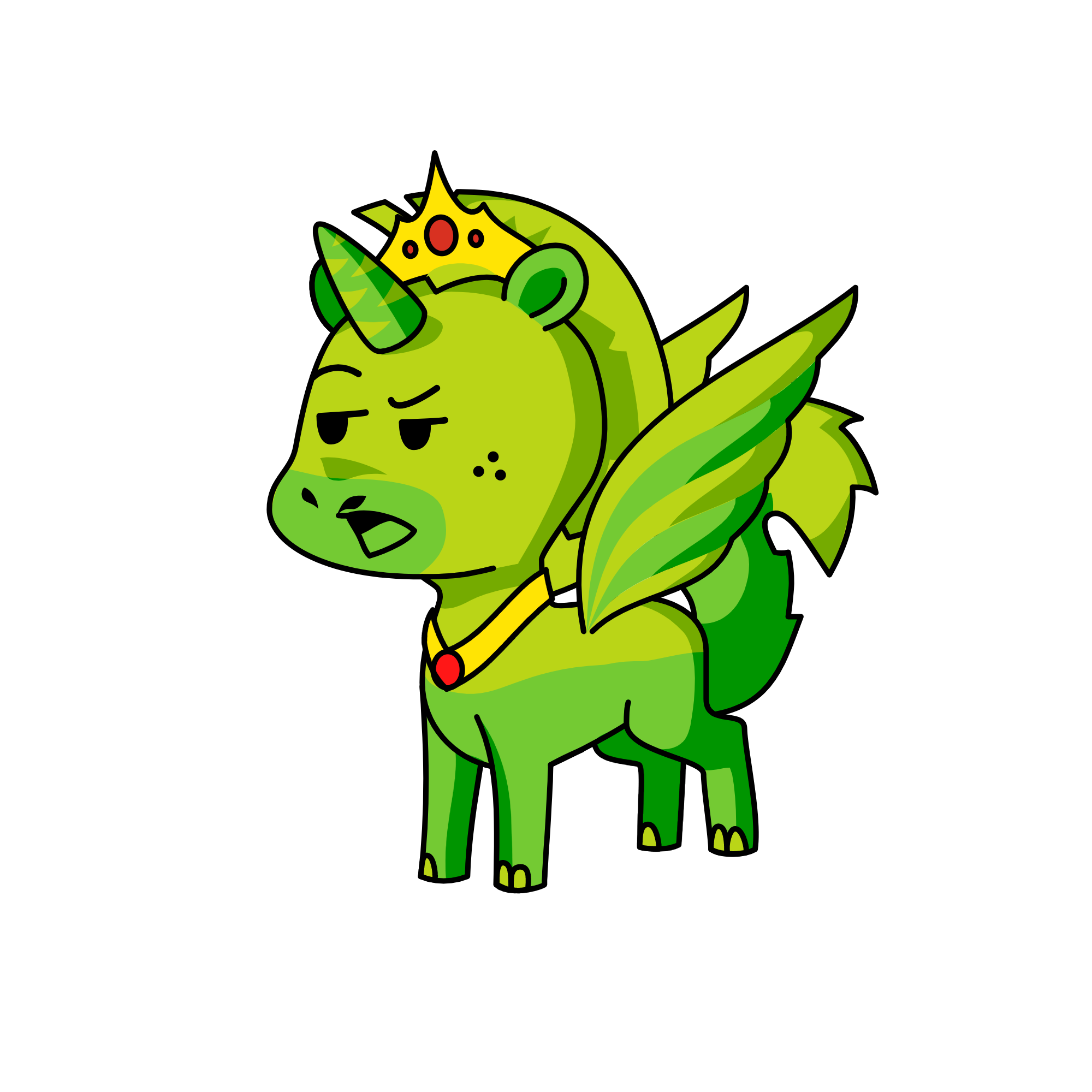 It's Pronounced RAINBOW , the unicorn